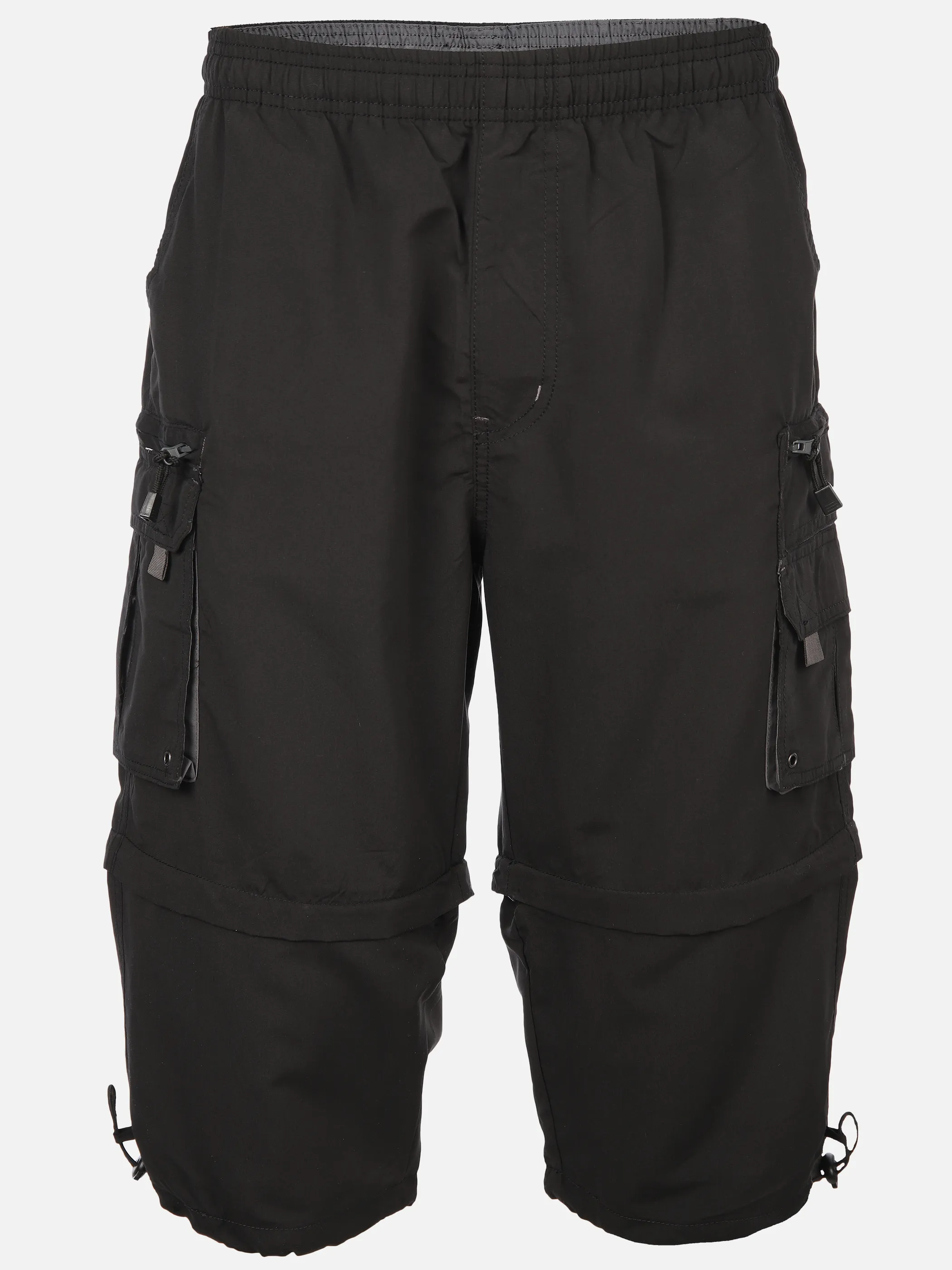 Worker He. Zipp-Off Caprishort 3/4 Schwarz 890476 BLACK 1