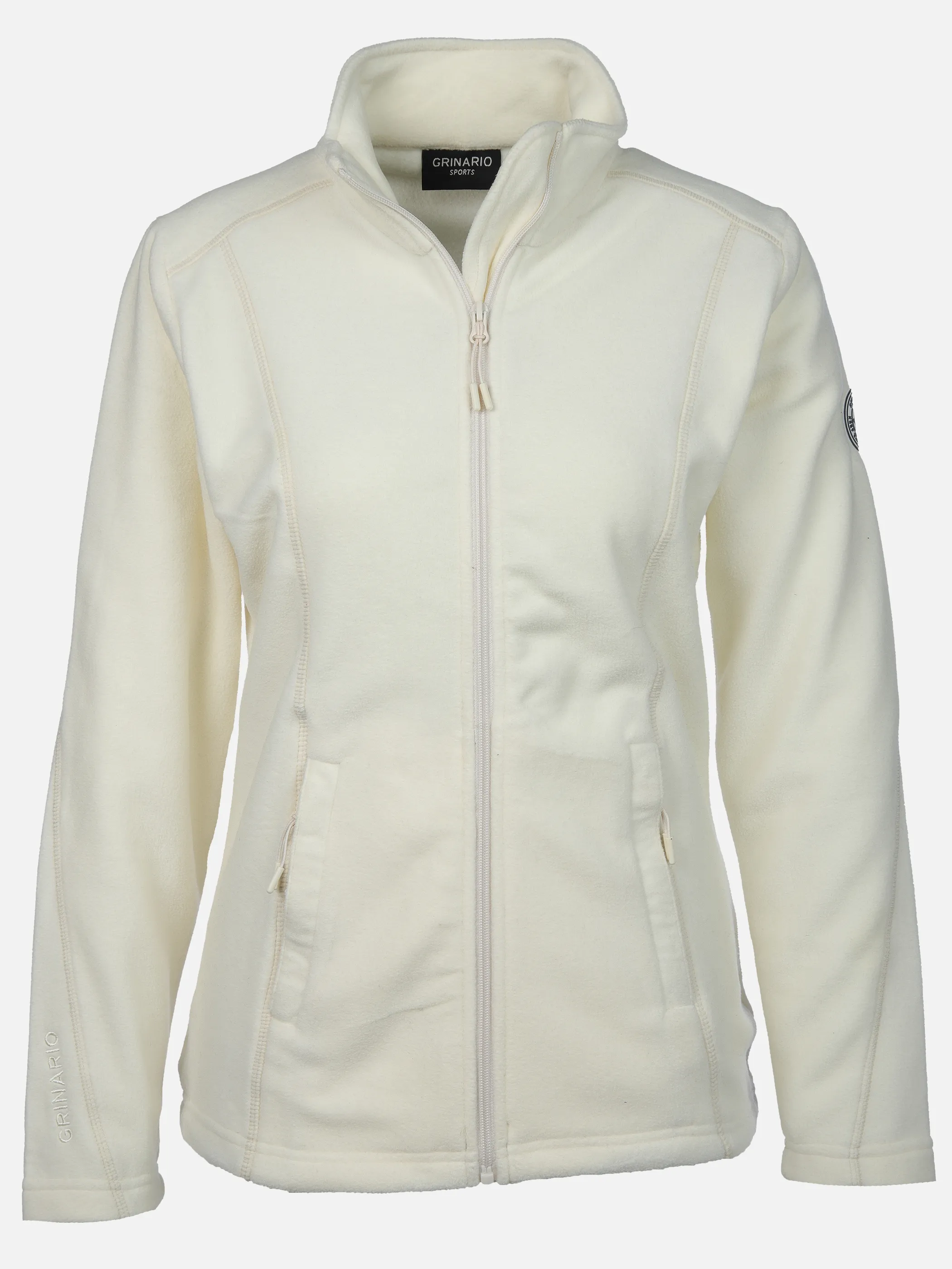 Grinario Sports Da- Fleece Jacke Beige 912549 CLOUD 1 Grinario Sports Da- Fleece Jacke Beige 912549 CLOUD 1