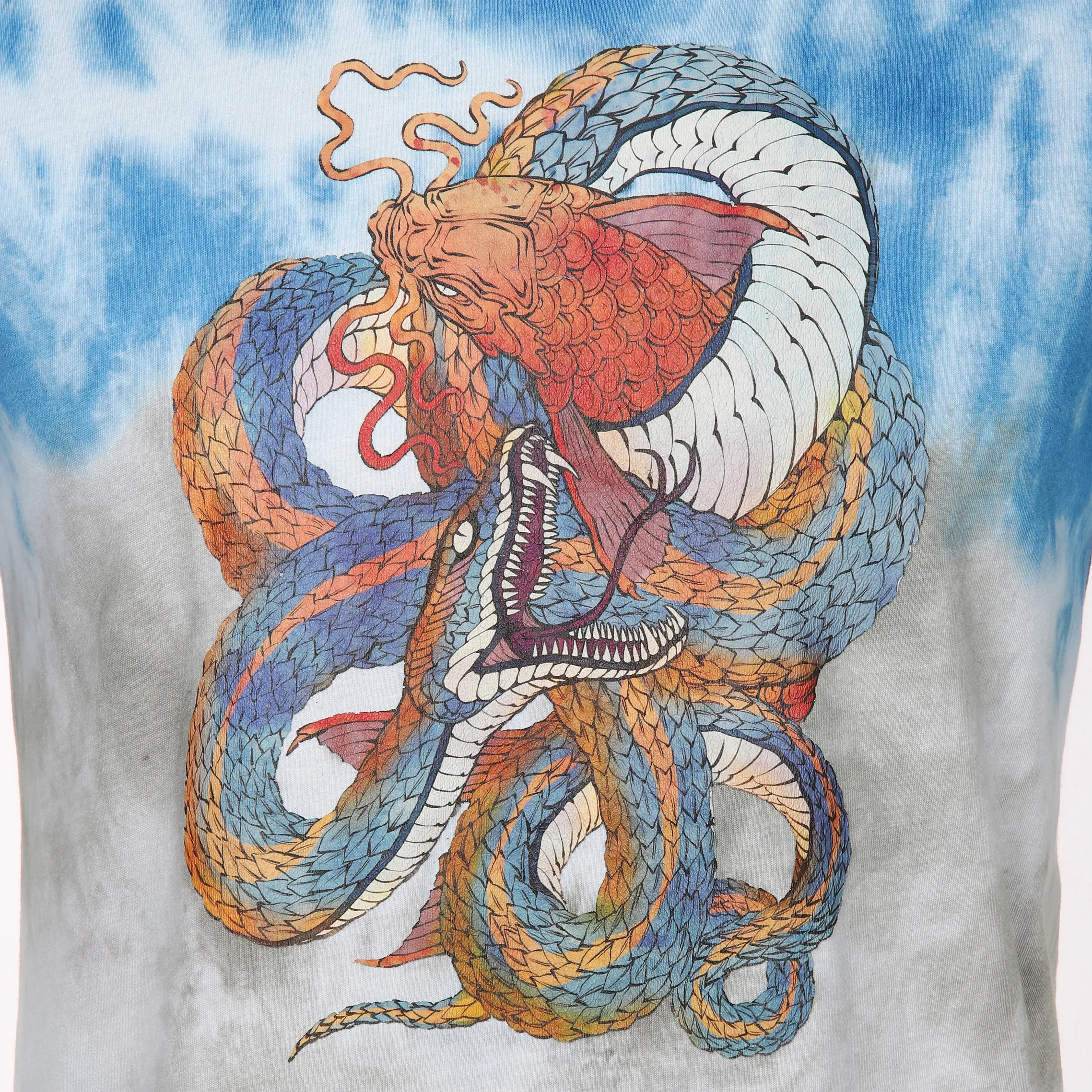 Southern Territory He. T-Shirt 1/2 Arm Batik Prin Türkis 886956 PETROL 3