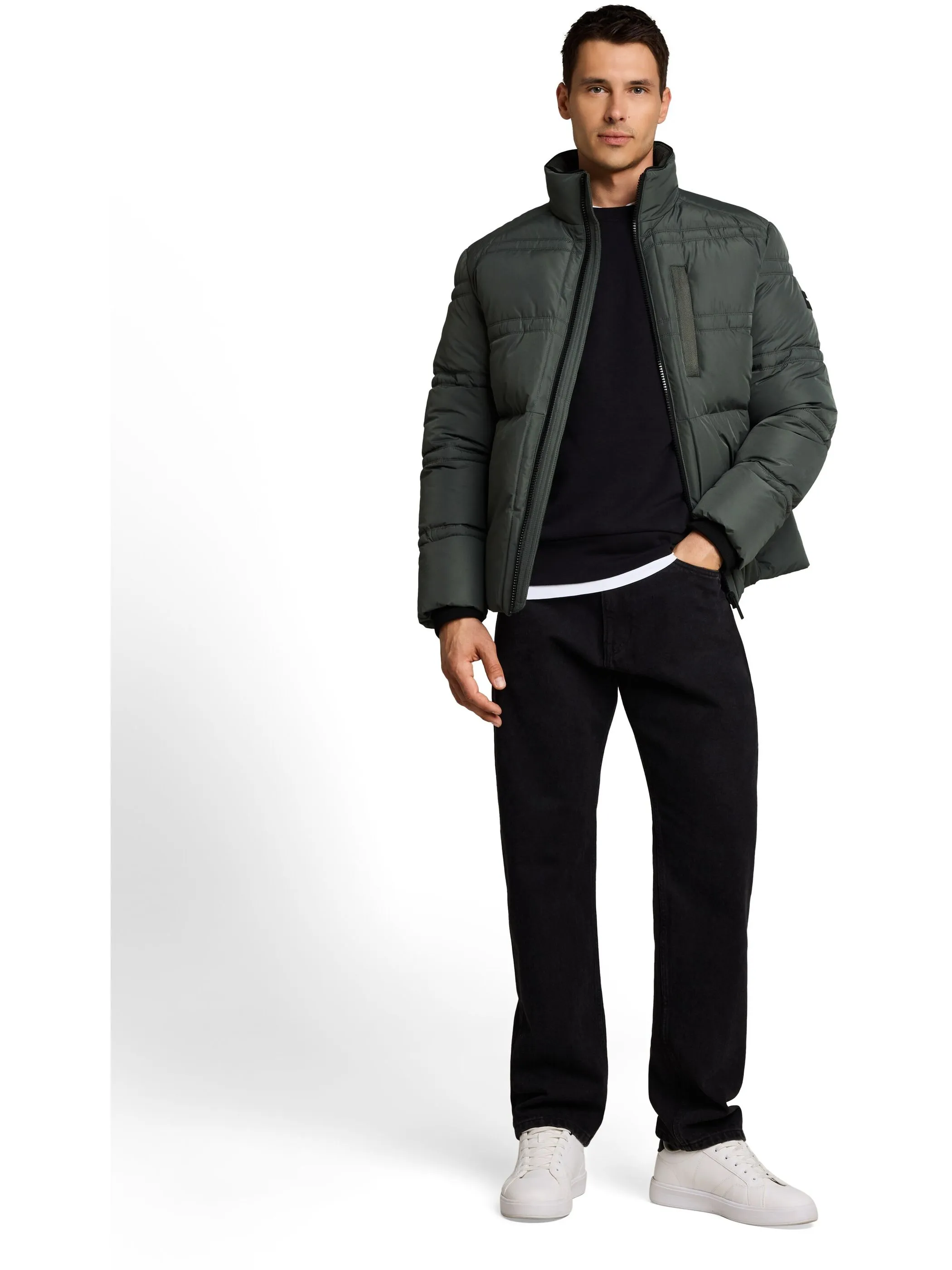 Tom Tailor 1051112 sporty puffer jacket Grün 934285 14406 4