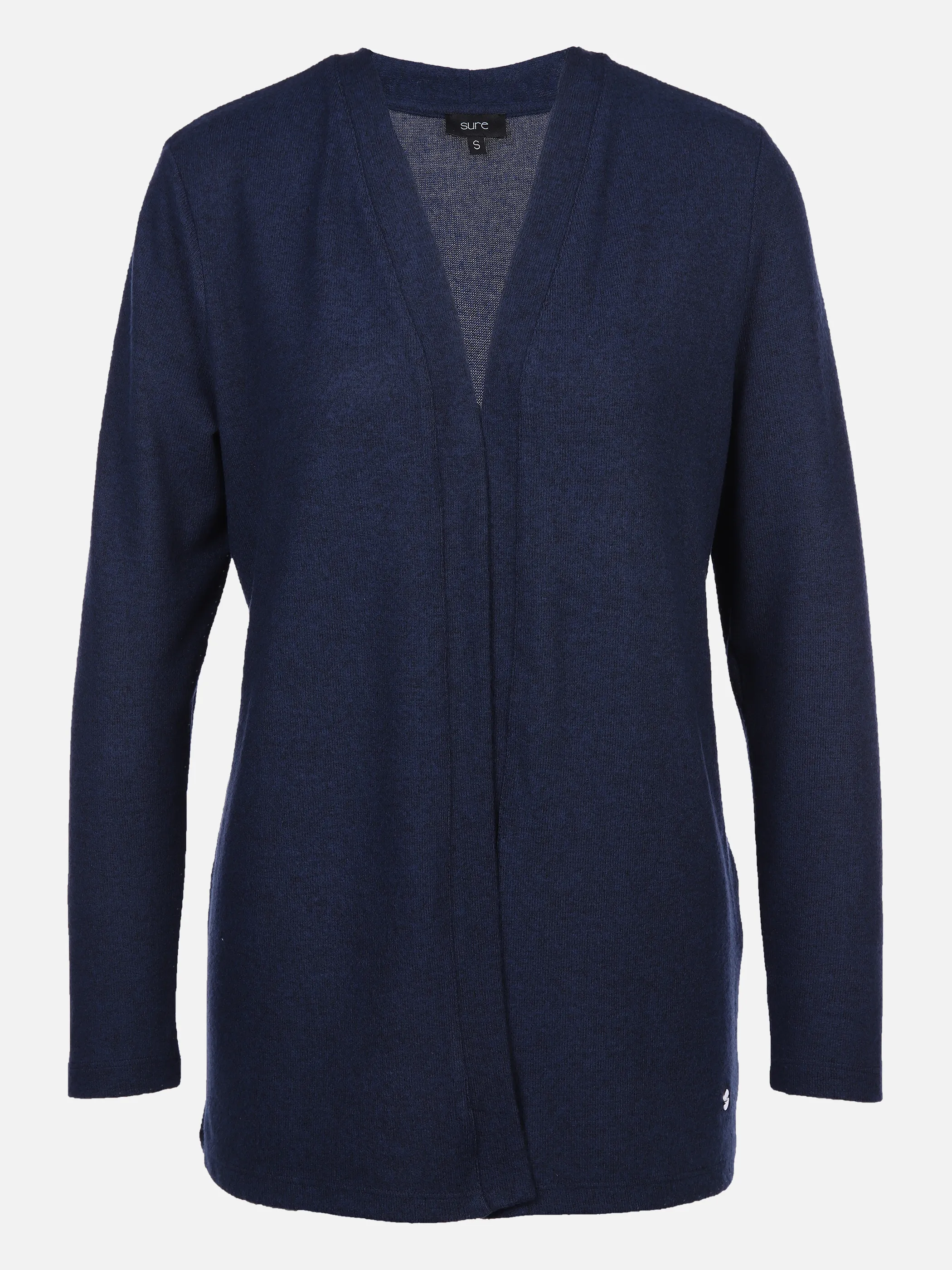 Sure Da-Flauschcardigan m. 1/1 Arm Marine 875607 MARINE MEL 1 Sure Da-Flauschcardigan m. 1/1 Arm Marine 875607 MARINE MEL 1