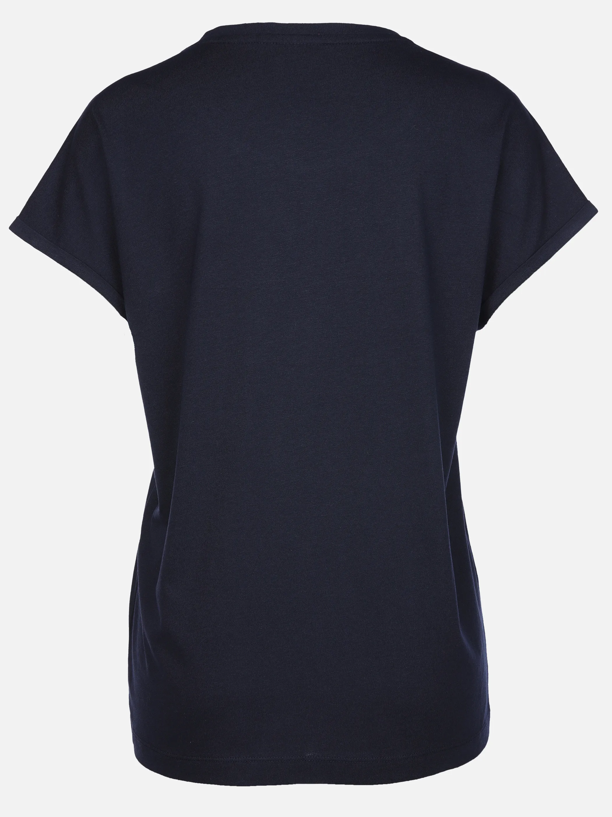 Lisa Tossa Da-T-Shirt einfarbig Marine 909507 NAVY 2