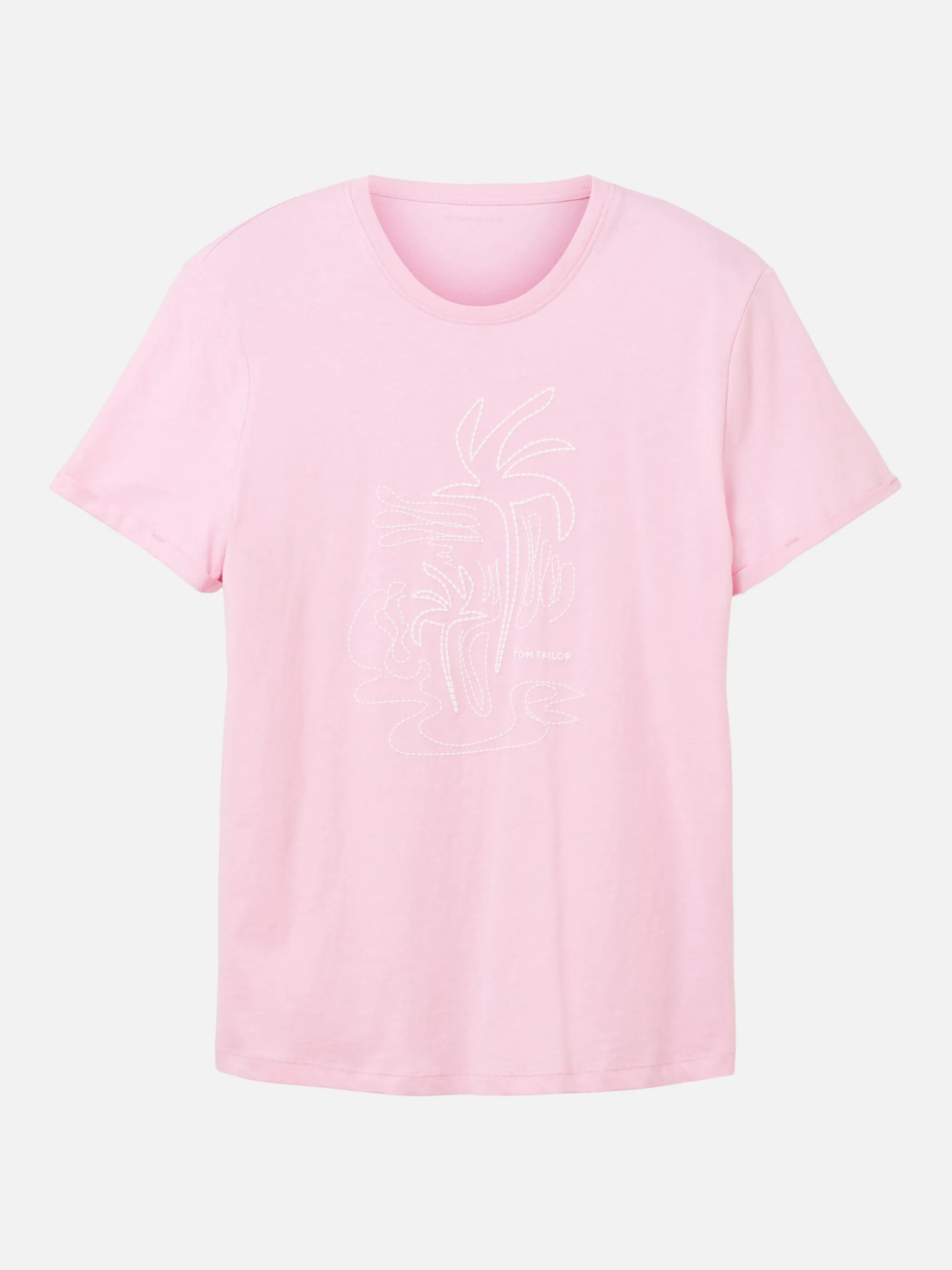 Tom Tailor 1036888 T-shirt crew neck print Rosa 880332 31814 1 Tom Tailor 1036888 T-shirt crew neck print Rosa 880332 31814 1