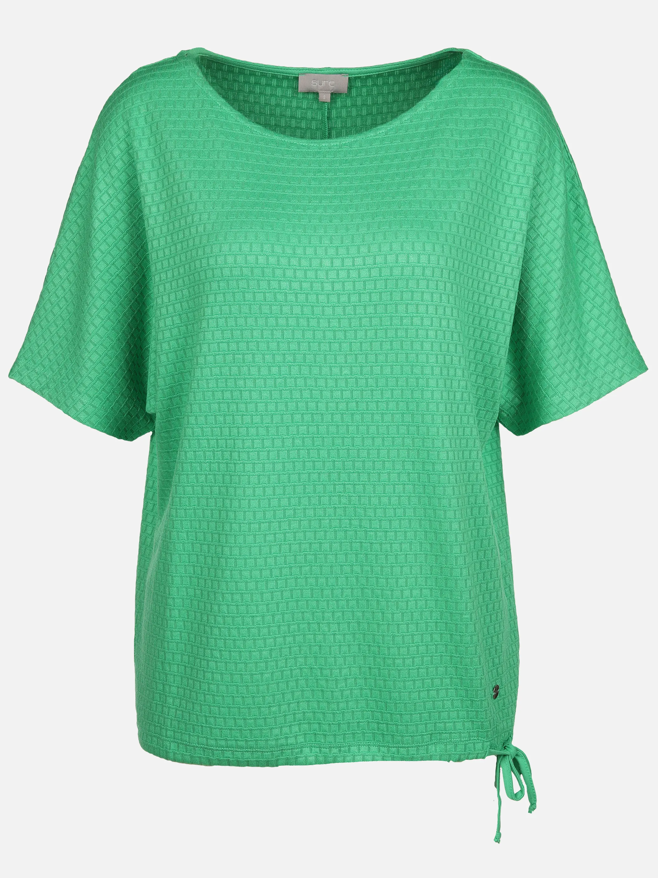 Sure Da-Struktur-Jacquard-Shirt Grün 889313 GREEN 1 Sure Da-Struktur-Jacquard-Shirt Grün 889313 GREEN 1