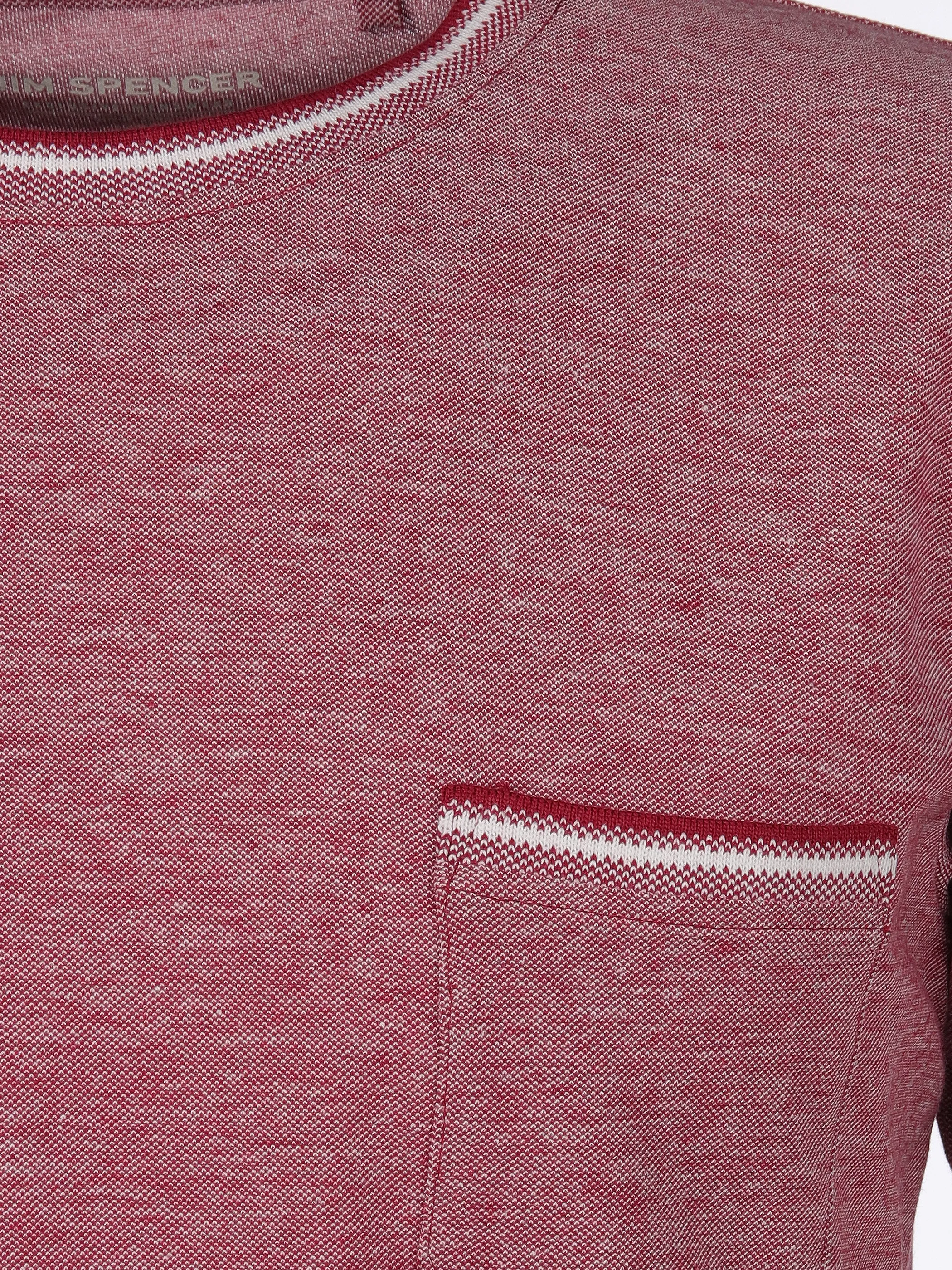 Jim Spencer He. T-Shirt 1/2 Arm twisted Rot 906257 BERRY 3 Jim Spencer He. T-Shirt 1/2 Arm twisted Rot 906257 BERRY 3