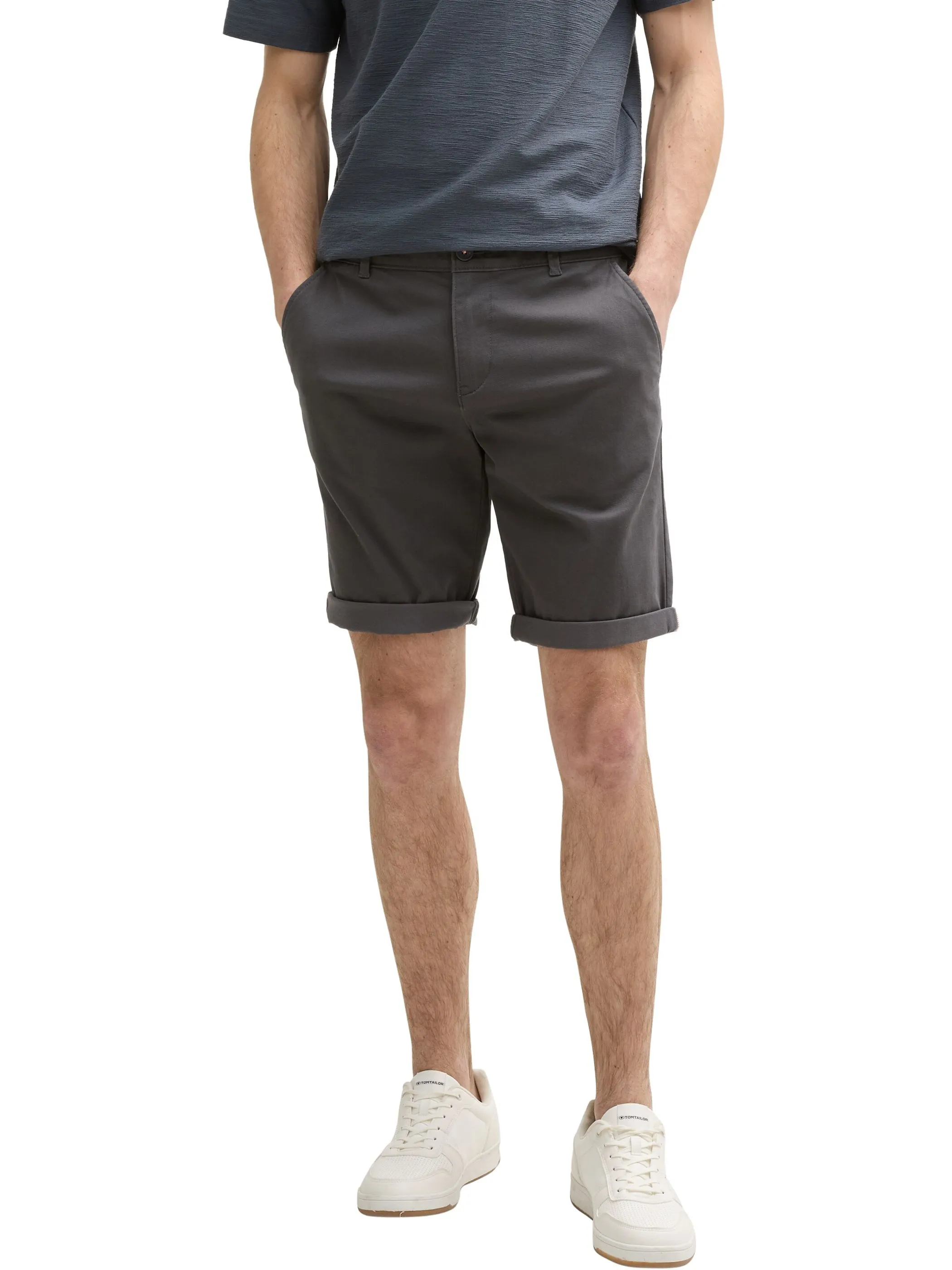 Tom Tailor 1047143 slim chino shorts Grau 905889 10899 1