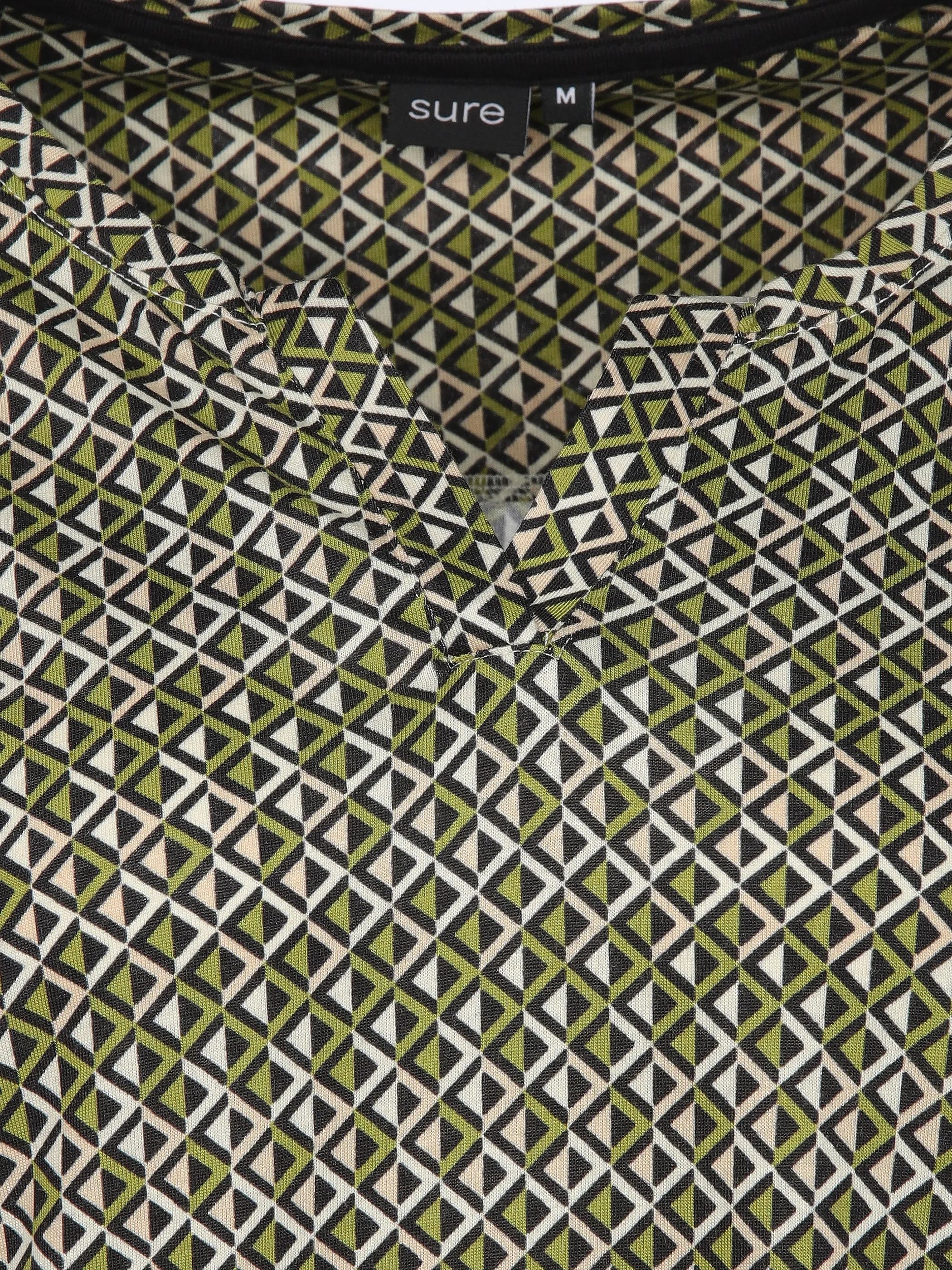 Sure Da-Shirt m. Print Grün 912841 GREEN 3