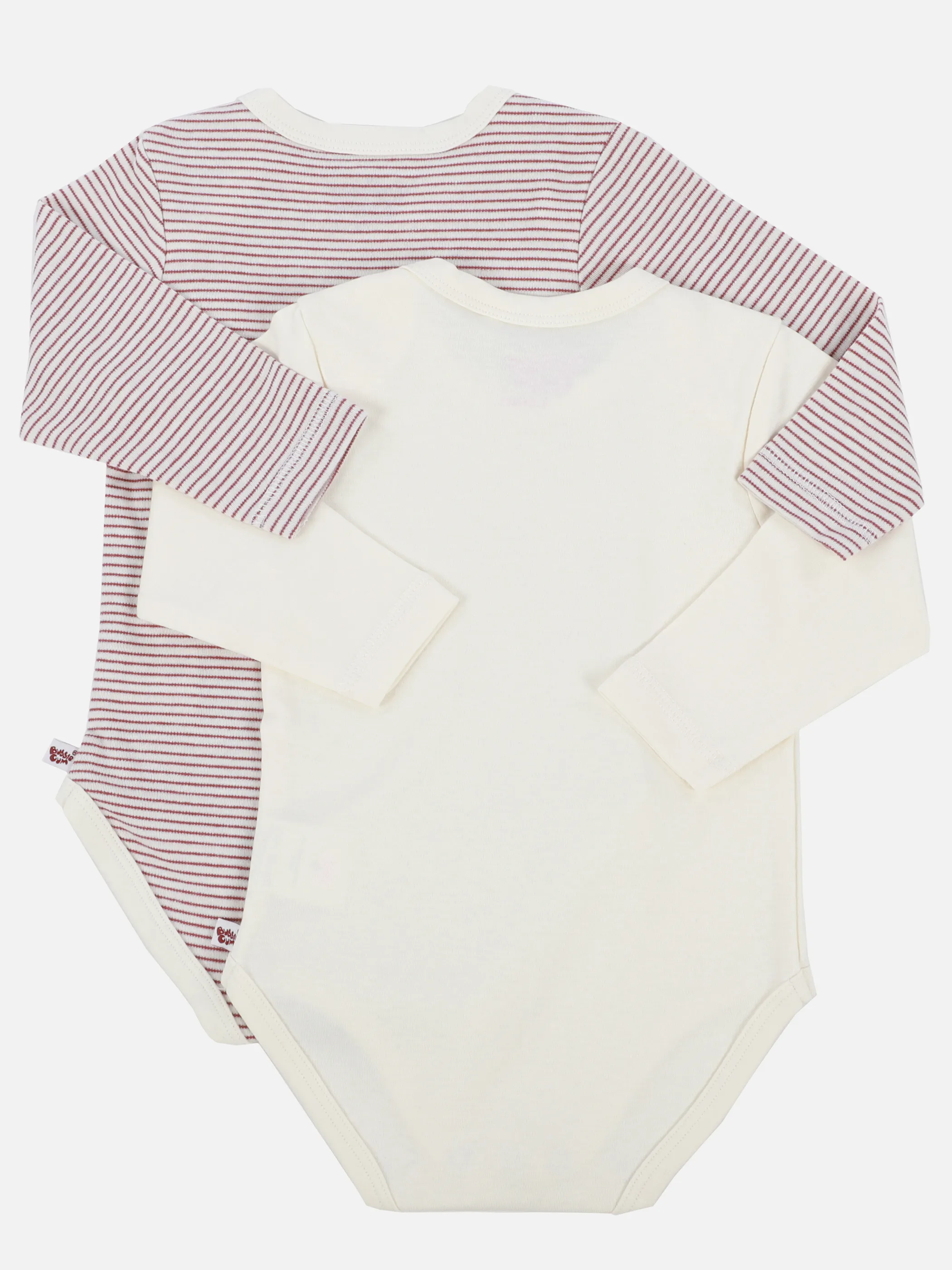 Bubble Gum Baby Mädchen 2er Pack Bodys american Stil beige Beige 898707 BEIGE 2