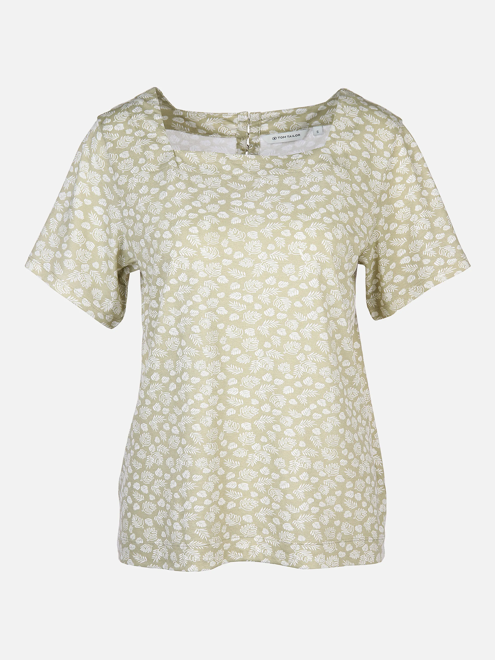 Tom Tailor 1031225 T-shirt square neck Grün 865236 29550 1
