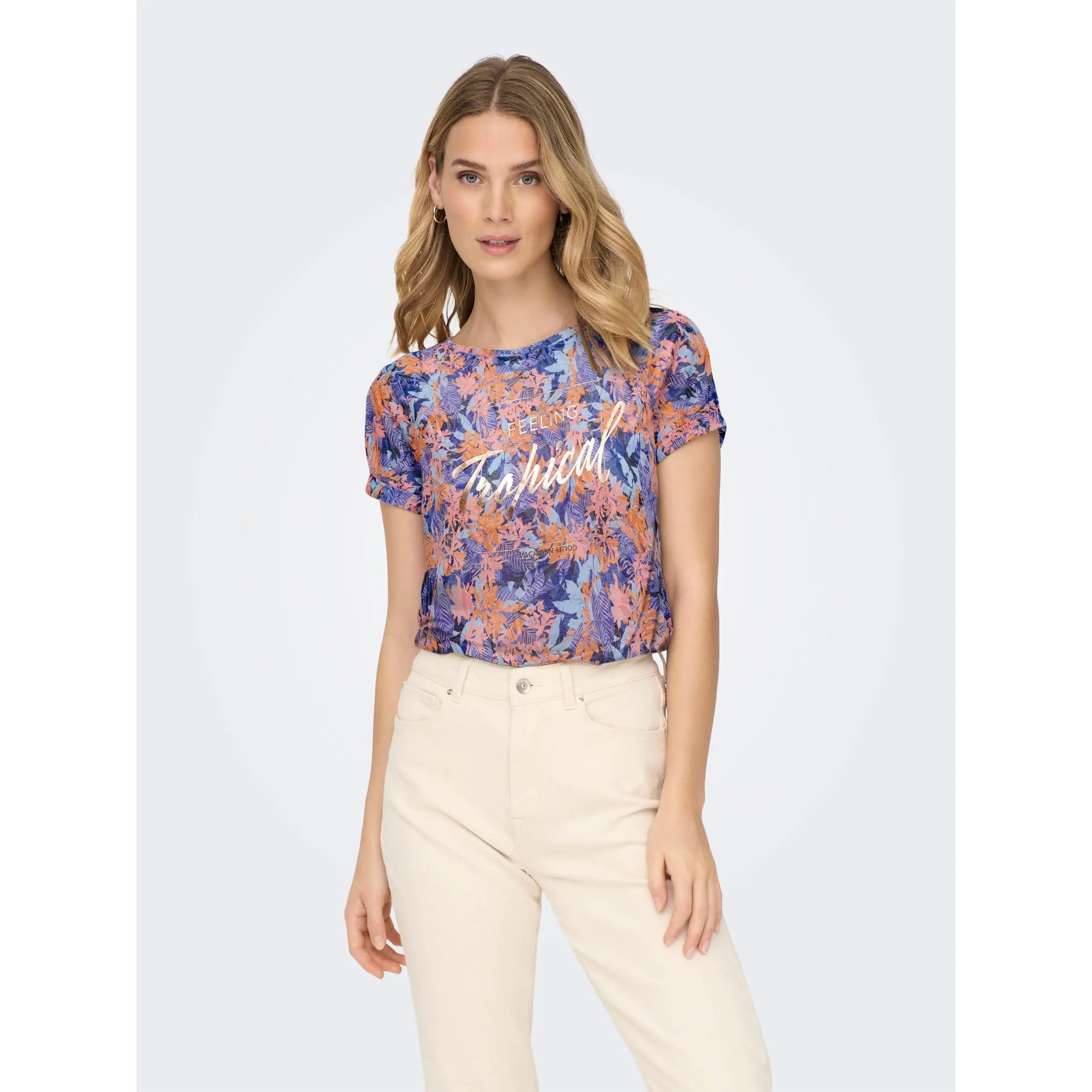 Only 15202694 ONLRILLA S/S O-NECK T Schwarz 832783 194962006 3