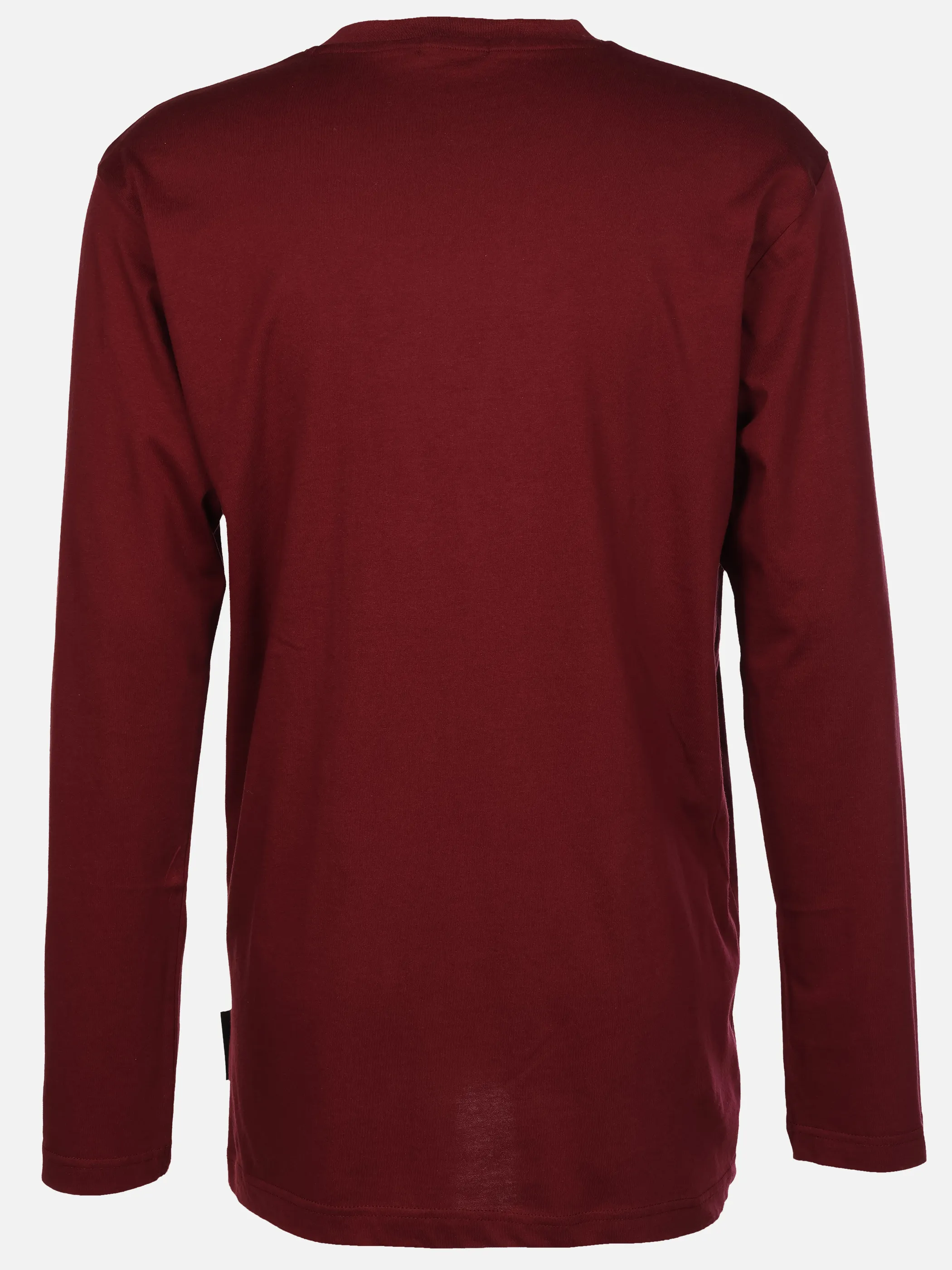 Jim Spencer He. Schlafshirt Serafino Rot 930619 BORDO 2