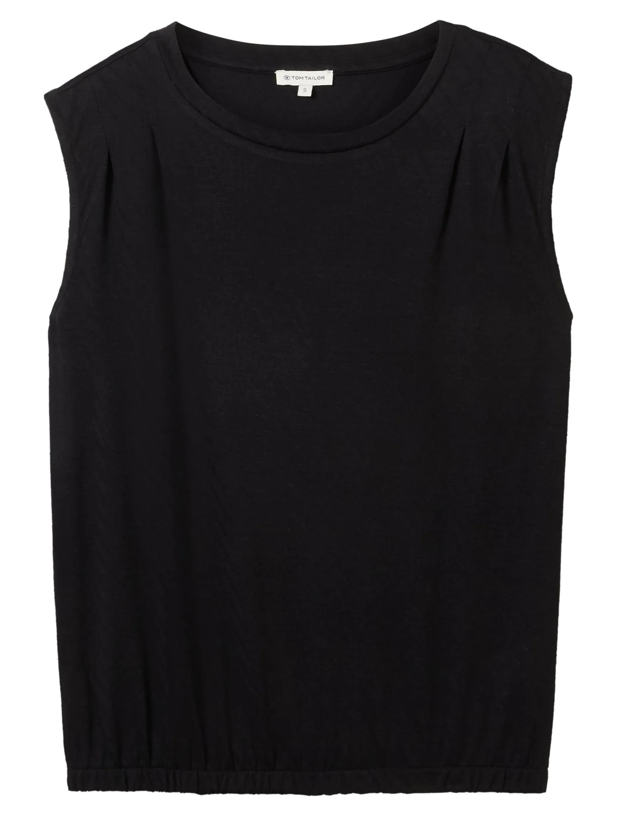 Tom Tailor 1041576 T-shirt top structured Schwarz 895791 14482 1