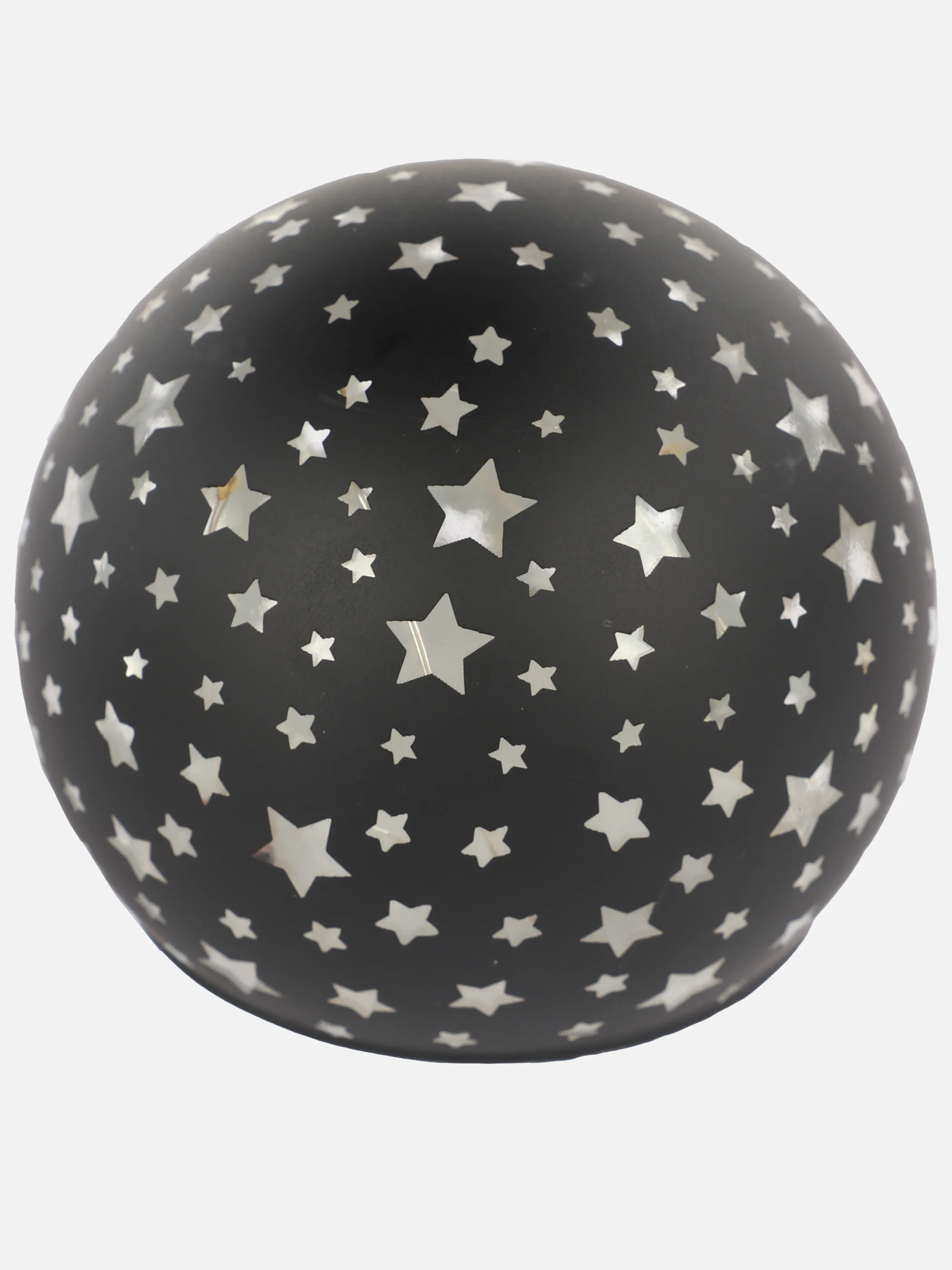 Weihnachten Dekolicht Ball mit Sternen Schwarz 915880 SCHWARZ 2