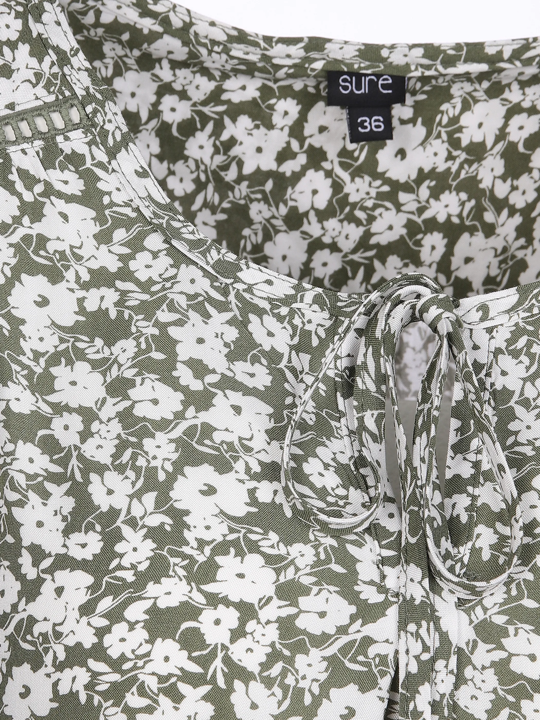 Sure Da-Kleid m. Alloverprint Grün 865302 COL 1 3