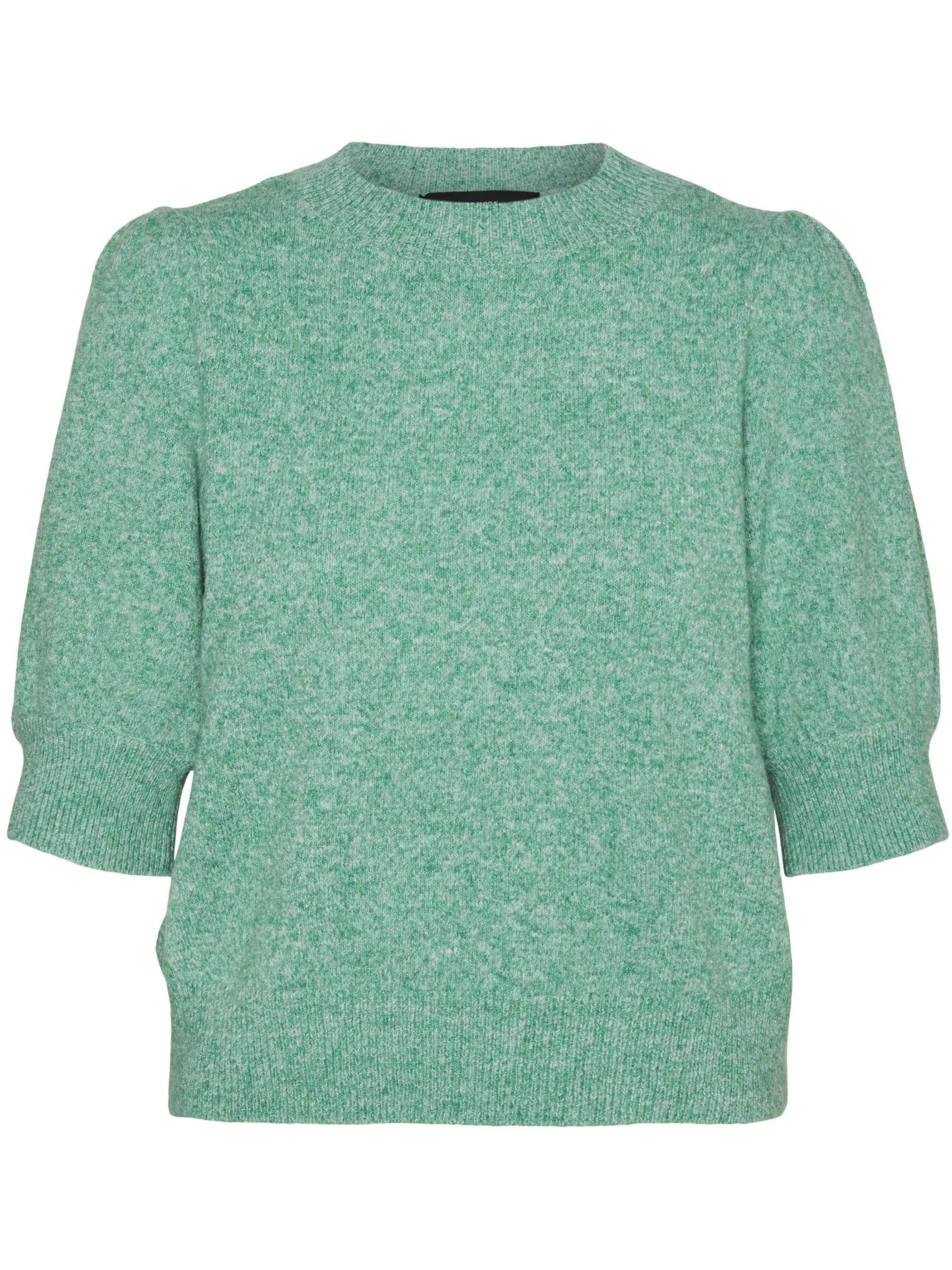 Vero Moda 10278313 VMDOFFY 2/4 O-NECK PU Grün 888449 175609001 1