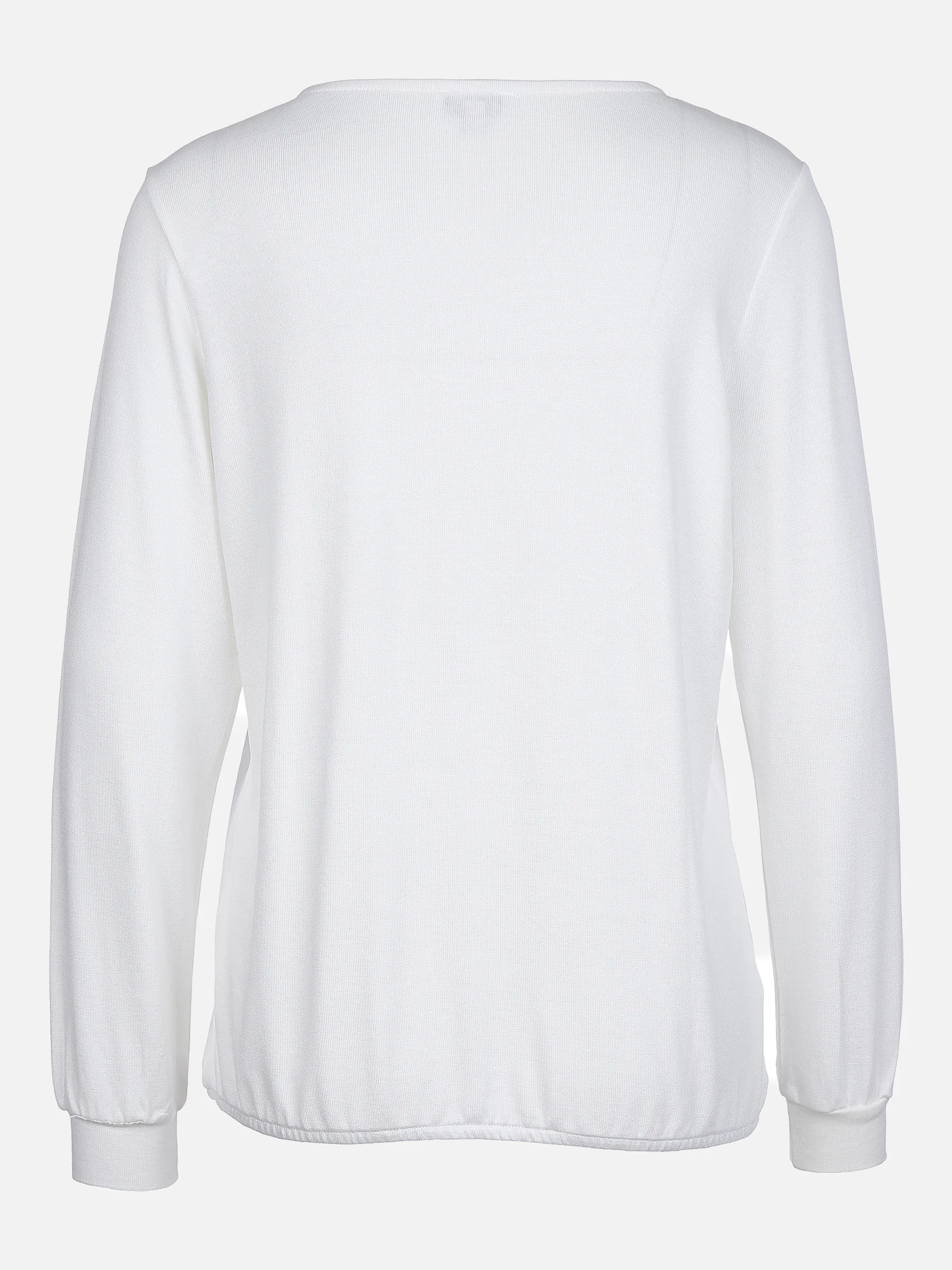 Lisa Tossa Da-Langarm-Shirt m. Frontprint Weiß 864844 OFFWHITE 2
