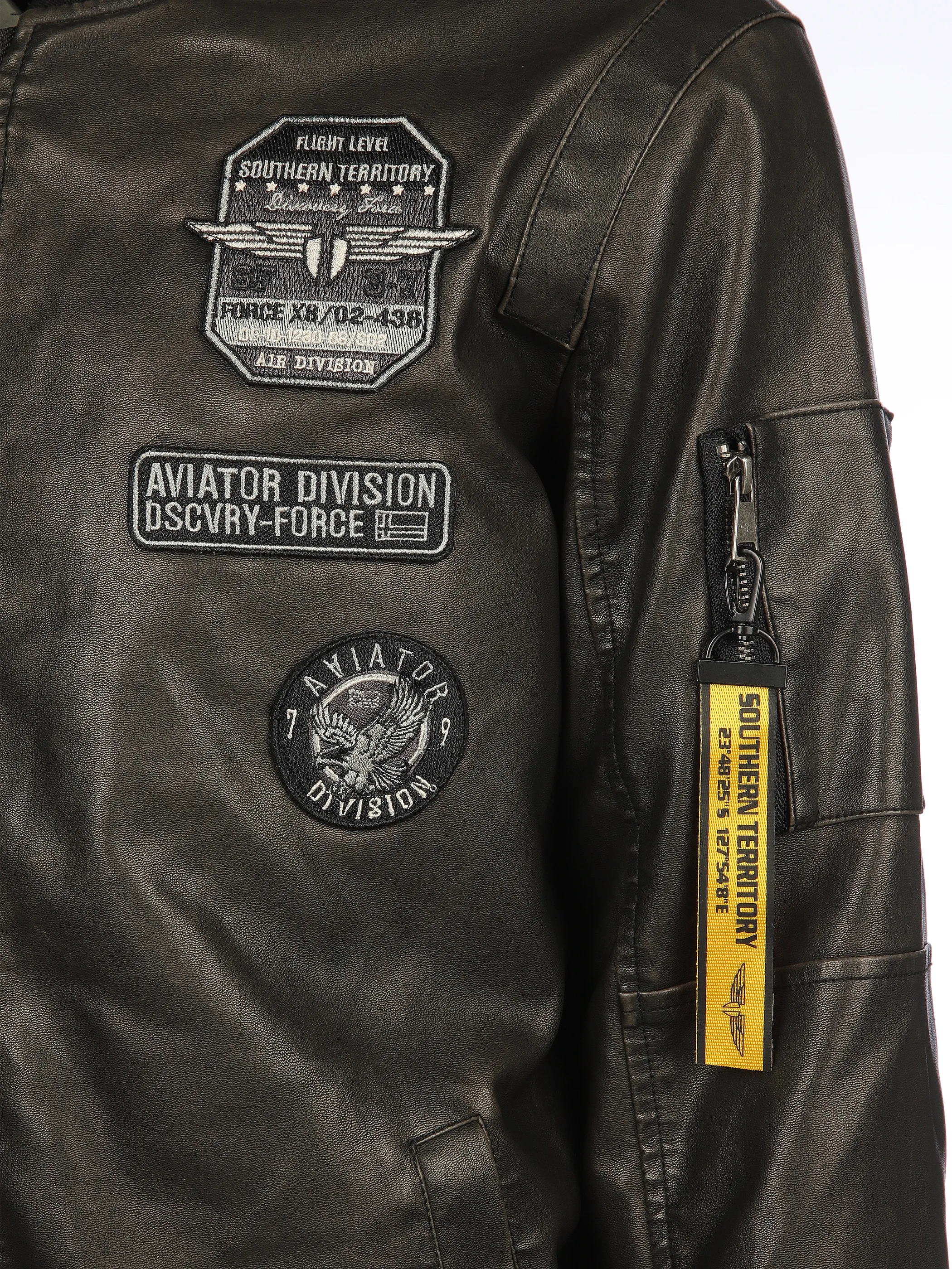 Southern Territory He. Bikerblouson schwarz batch Schwarz 903545 BLACK 3 Southern Territory He. Bikerblouson schwarz batch Schwarz 903545 BLACK 3
