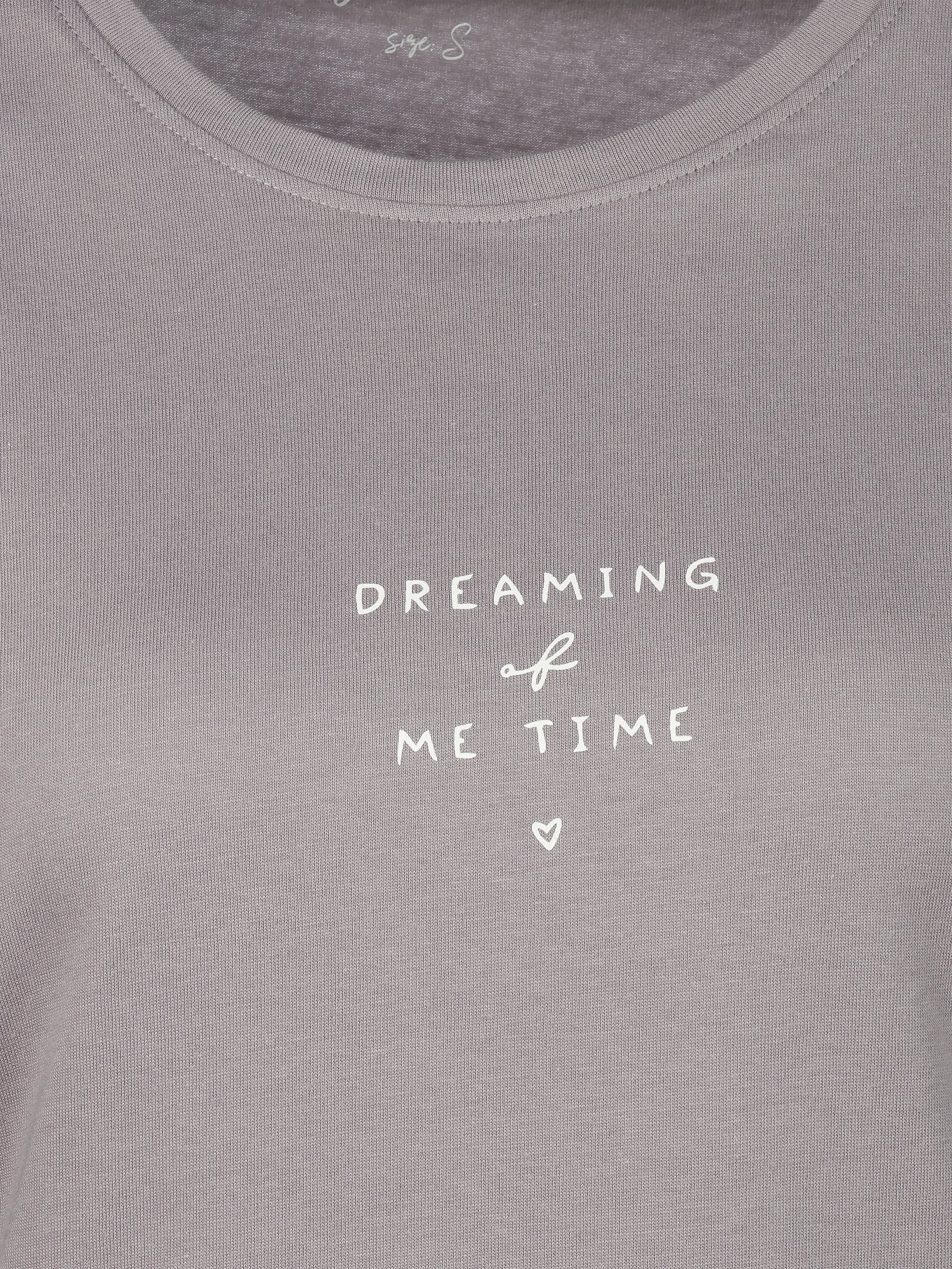 byLouise Da. Schlafshirt mit Schriftzug Lila 914656 LILAC 3
