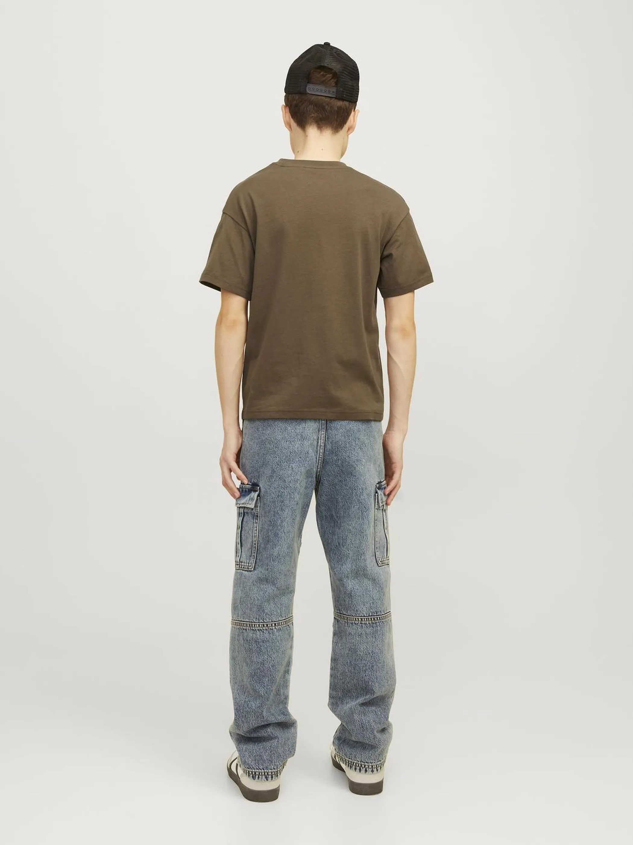 Jack&Jones Junior 12237435 JJESTAR JJ TEE SS NOO Braun 879589 176148 3