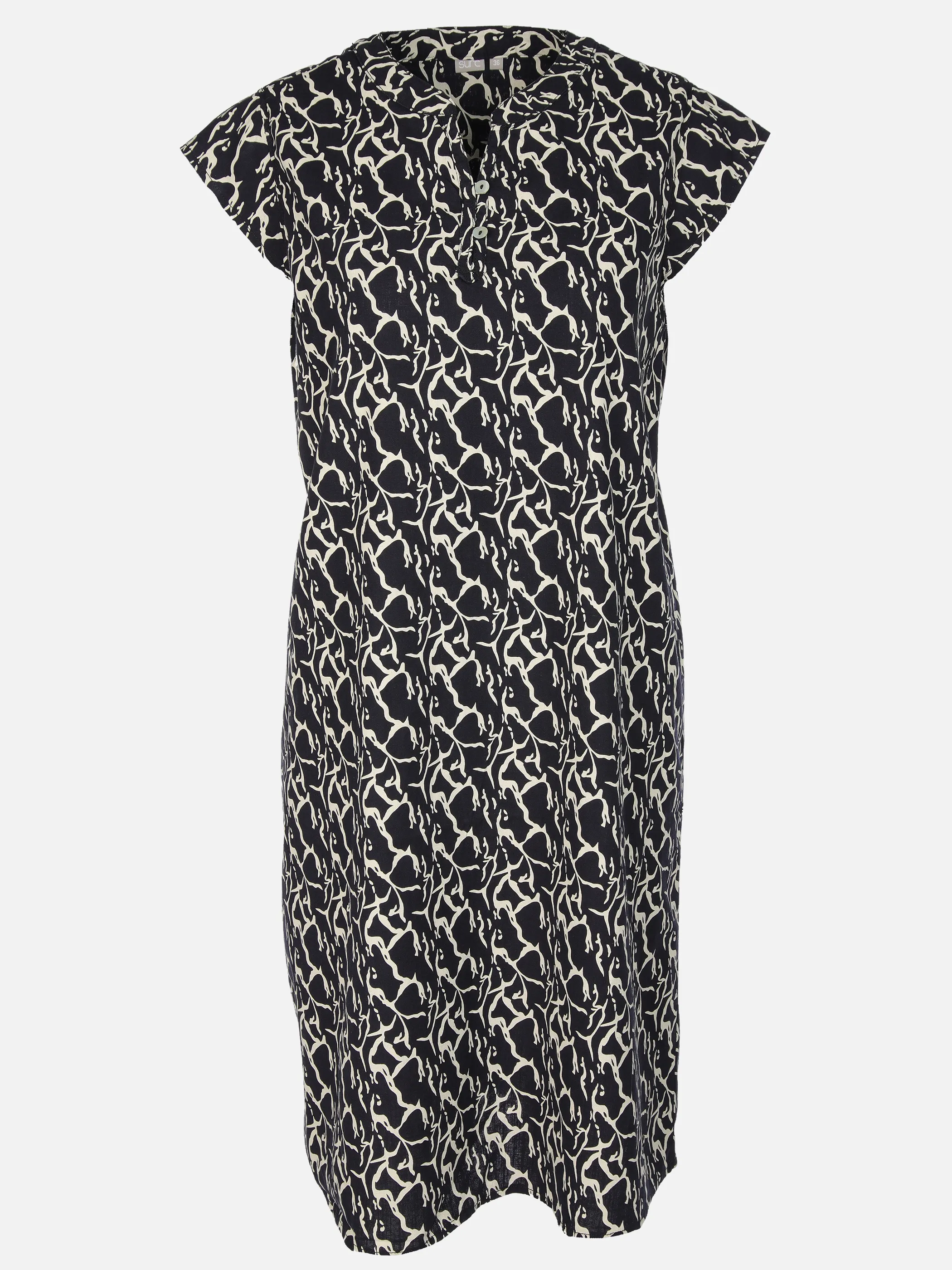 Sure Da-Kleid m. Print Schwarz 905694 SCHWARZ 1