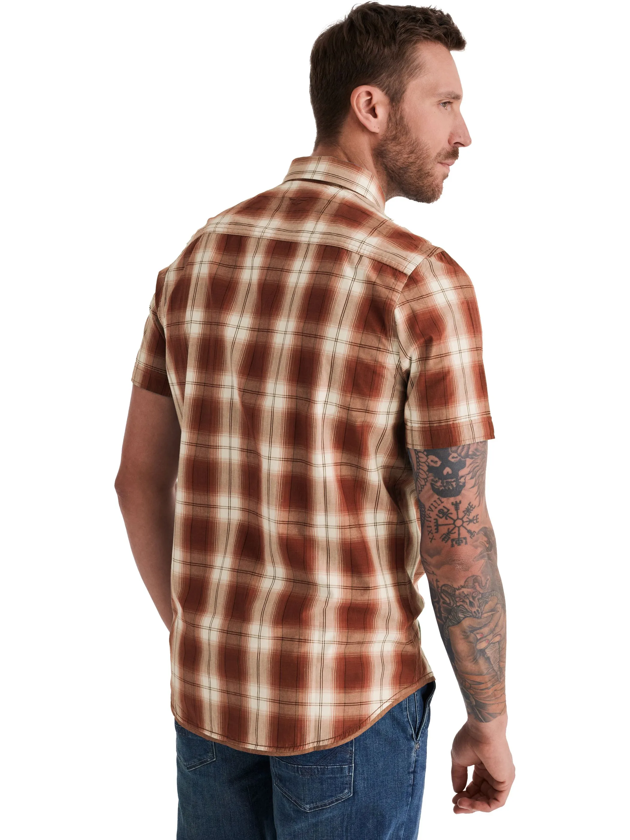 HERO by John Medoox 73110320009165 He. Bluse/Hemd, Orange 928373 9165 2