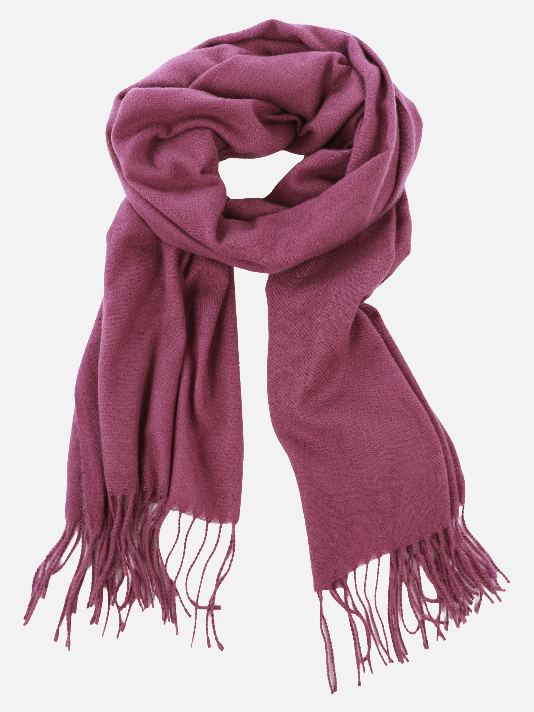 Sure Da-Schal m. Fransen Lila 929411 PURPLE 1