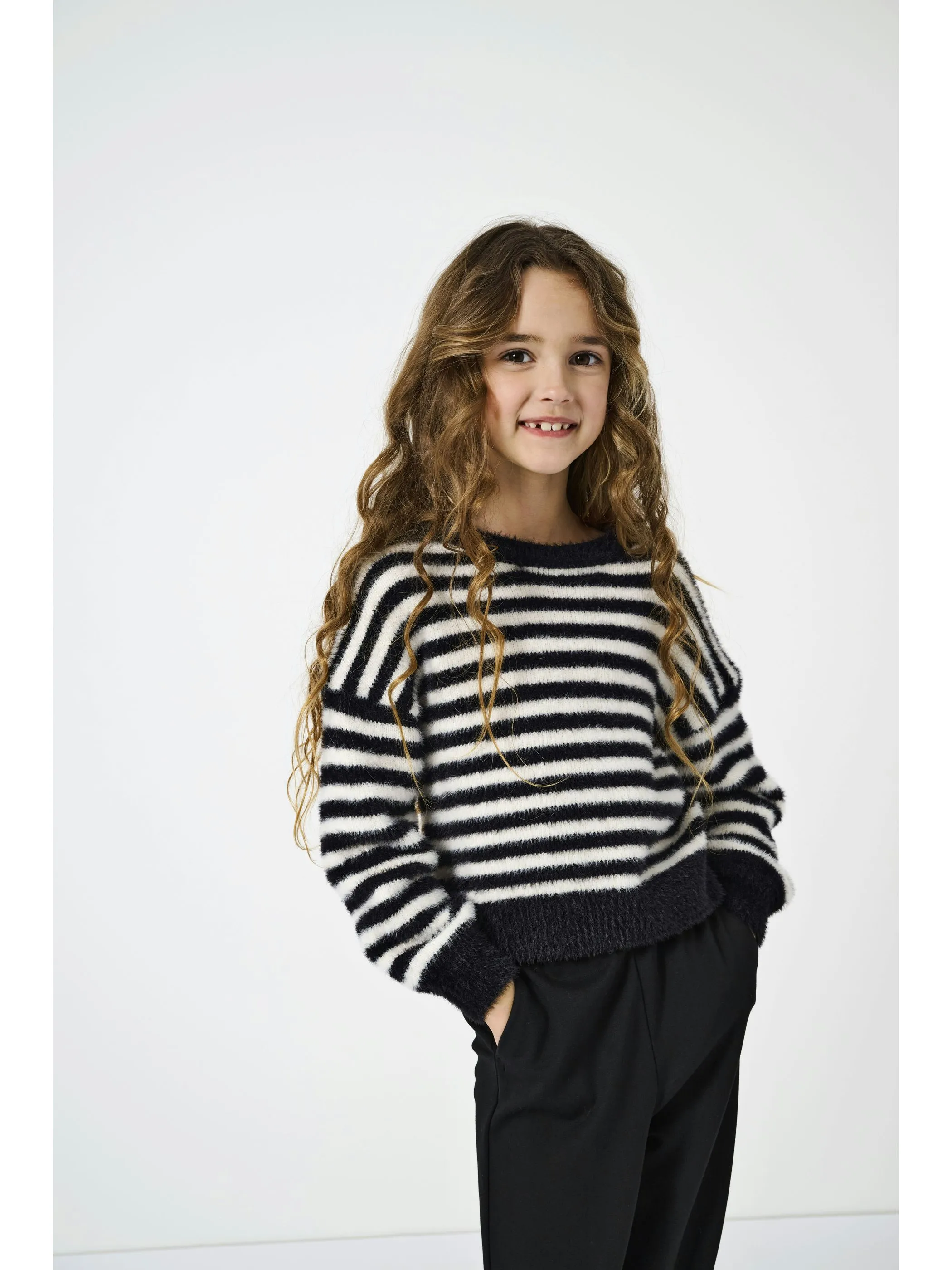 Kids Only 15306452 KOGNEWPIUMO L/S PULLO Schwarz 880463 177911001 4