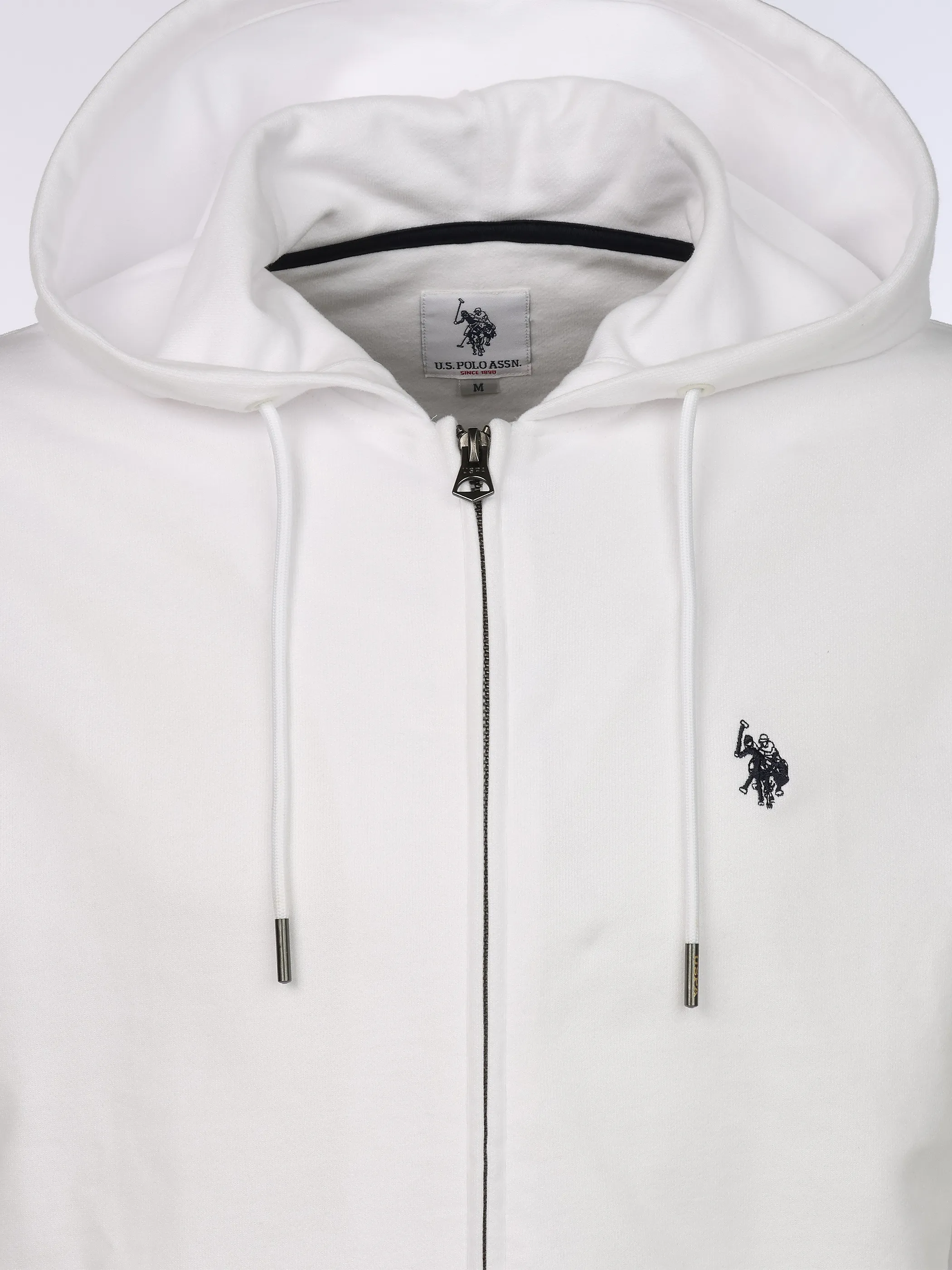 U.S. Polo Assn. He. Hoodyjacke RV Weiß 924286 WHITE 3