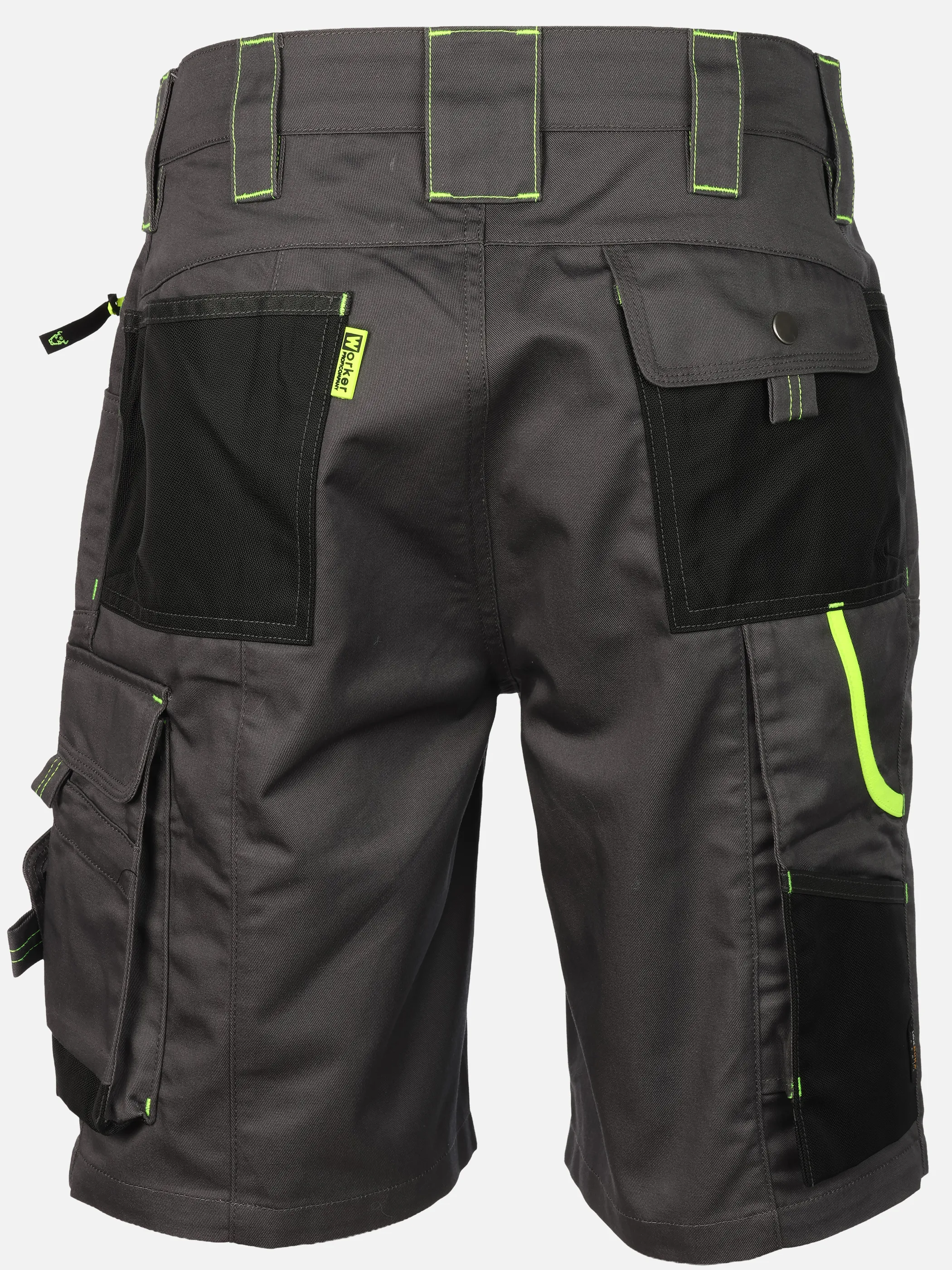 Worker He. Workershorts Neon Grau 923264 GRAU/GELB 2