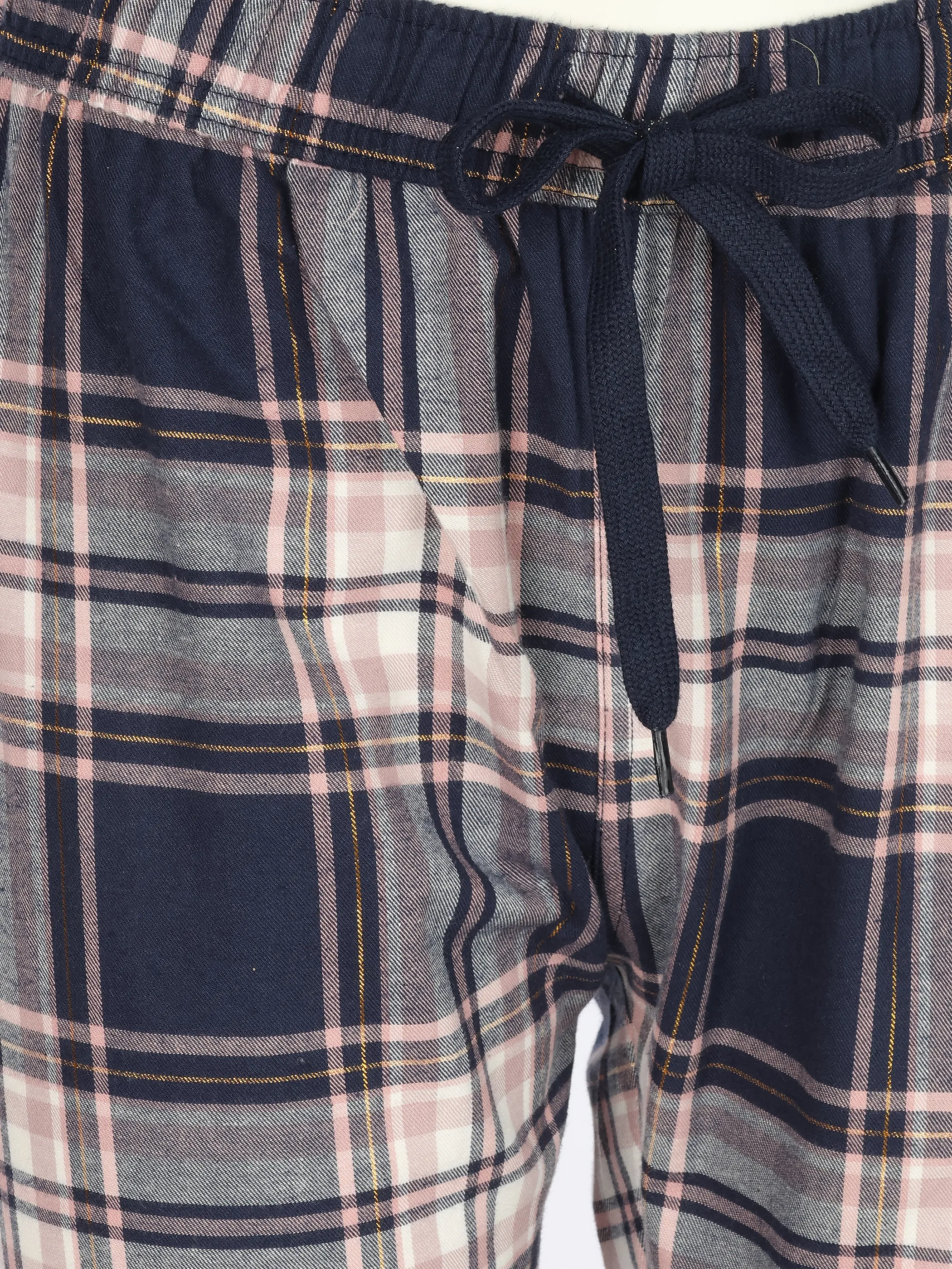 byLouise Da. Schlafhose Flanell Karo Blau 930553 BLAU 4