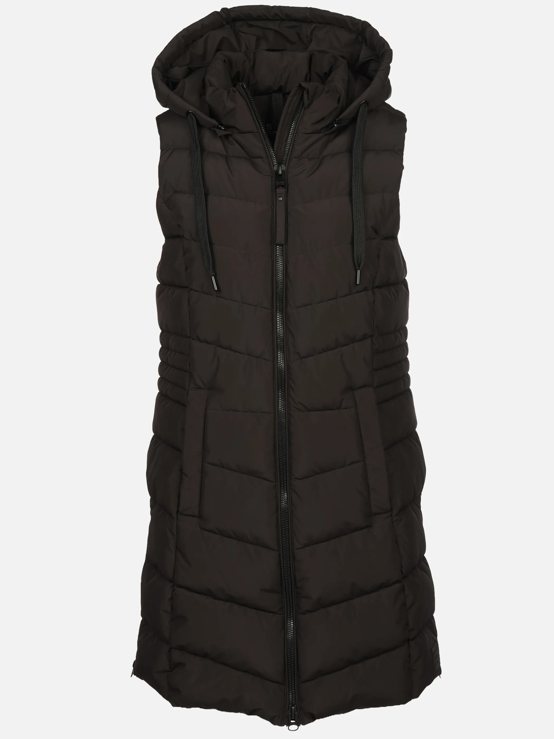 Sure Da. Steppweste mit abnehmbarer Kapuze Schwarz 928653 BLACK 1