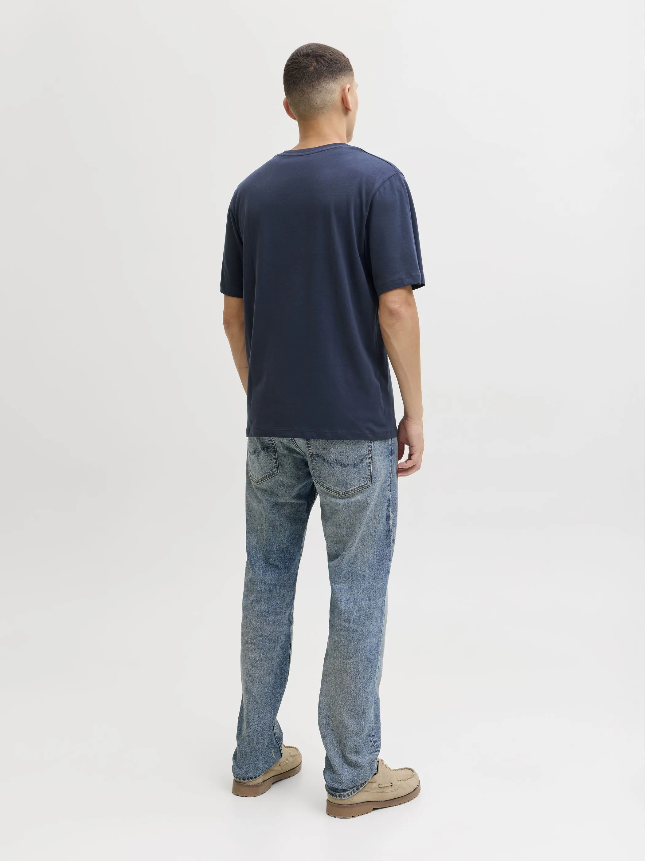 Jack Jones 12290173 JJDEVIN DAYTONA PRINT Blau 922352 175876 2