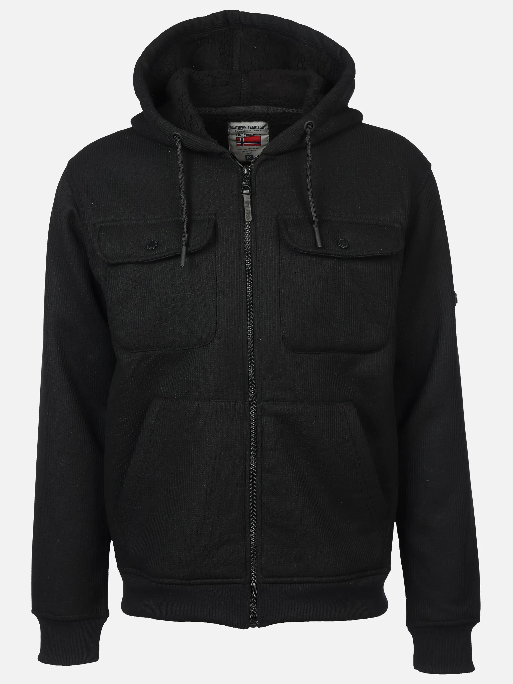 Southern Territory He. Sweatjacke wattiert batch Schwarz 930675 BLACK 1