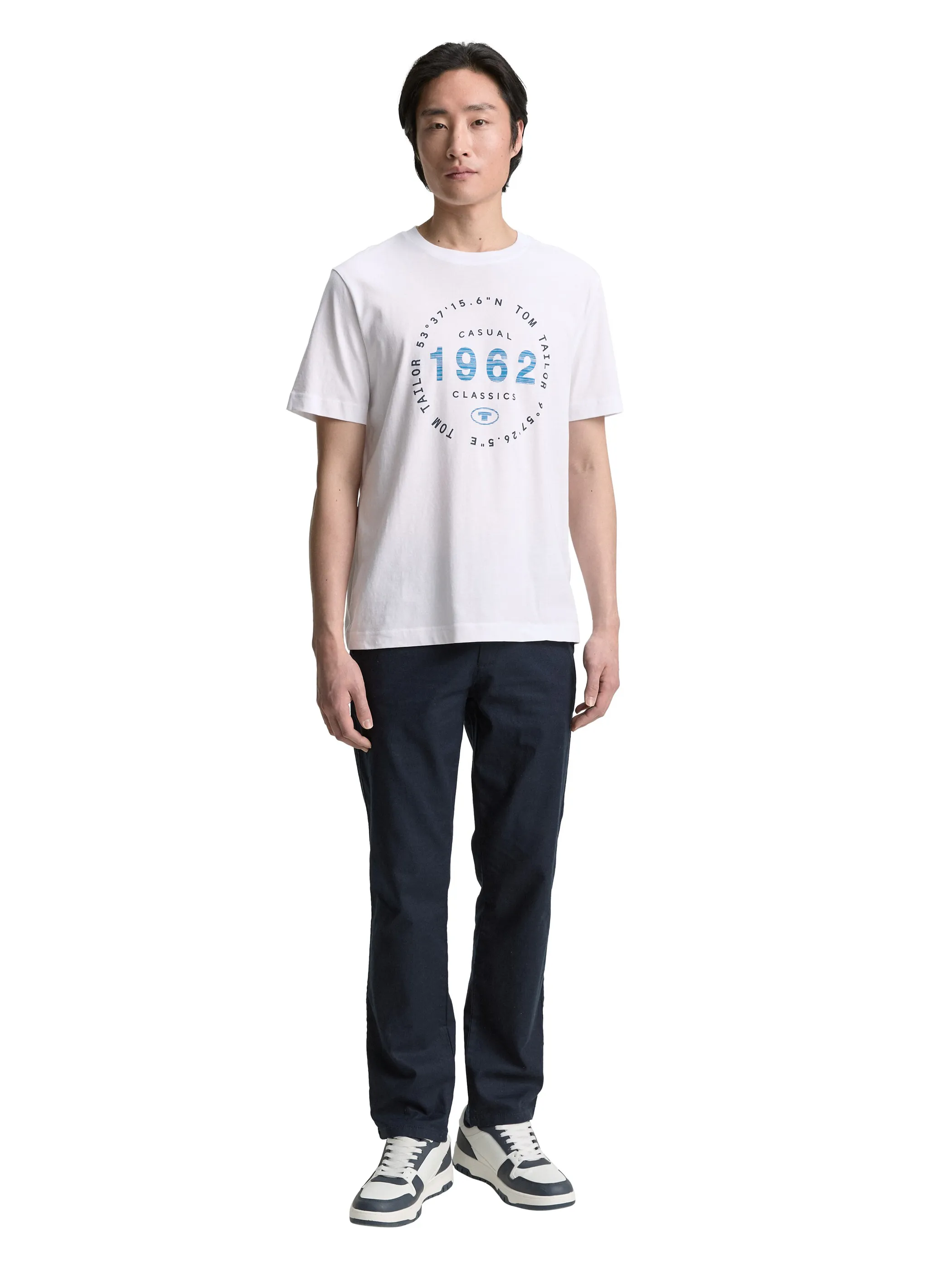 Tom Tailor 1046793 t-shirt with print Weiß 910586 20000 4