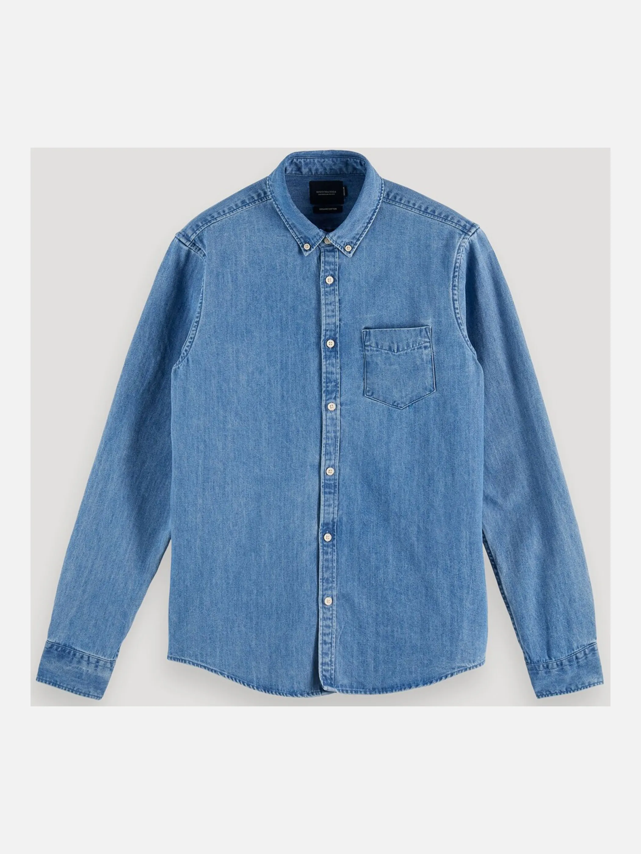 Scotch & Soda 159678 YF-He-Jeans-Hemd Blau 848835 0089 1