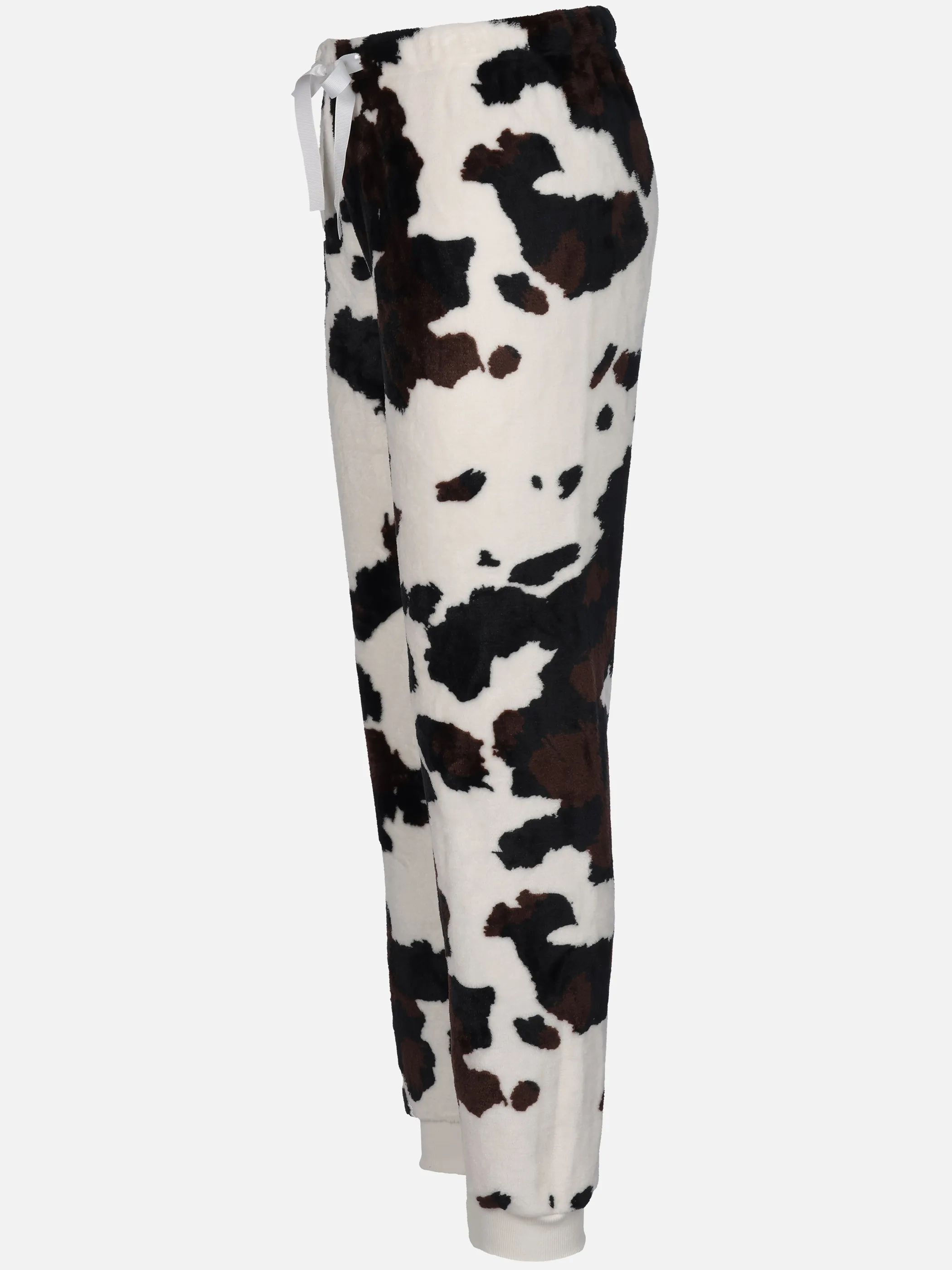 Sure Da. Kuschelfleece Hose mit Sch Weiß 916187 KUH 3