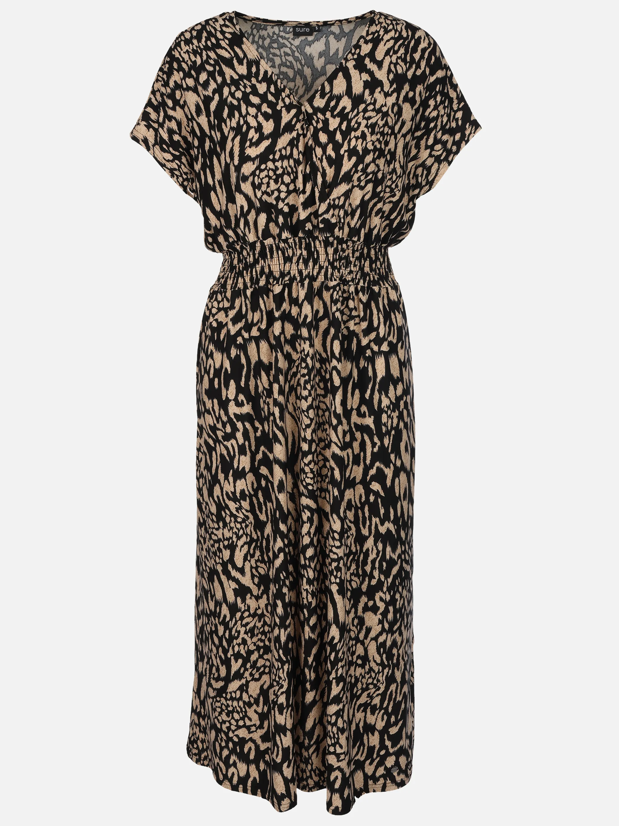 Sure Da-Jersey-Maxi-Kleid, bedruckt Schwarz 924515 FRENCH OAK 1