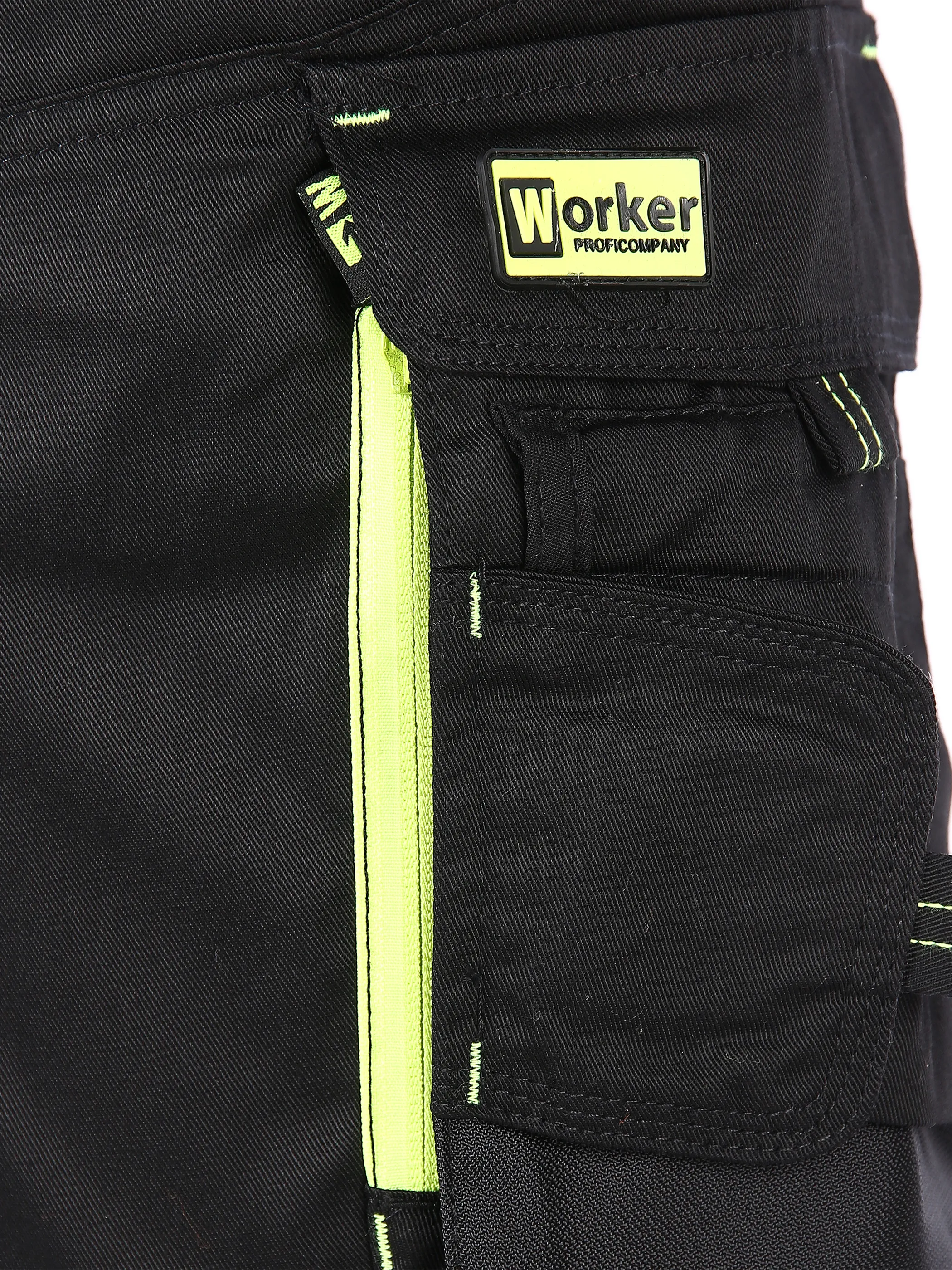 Worker He. Workershort Neon Schwarz 830617 BLACK 3 Worker He. Workershort Neon Schwarz 830617 BLACK 3