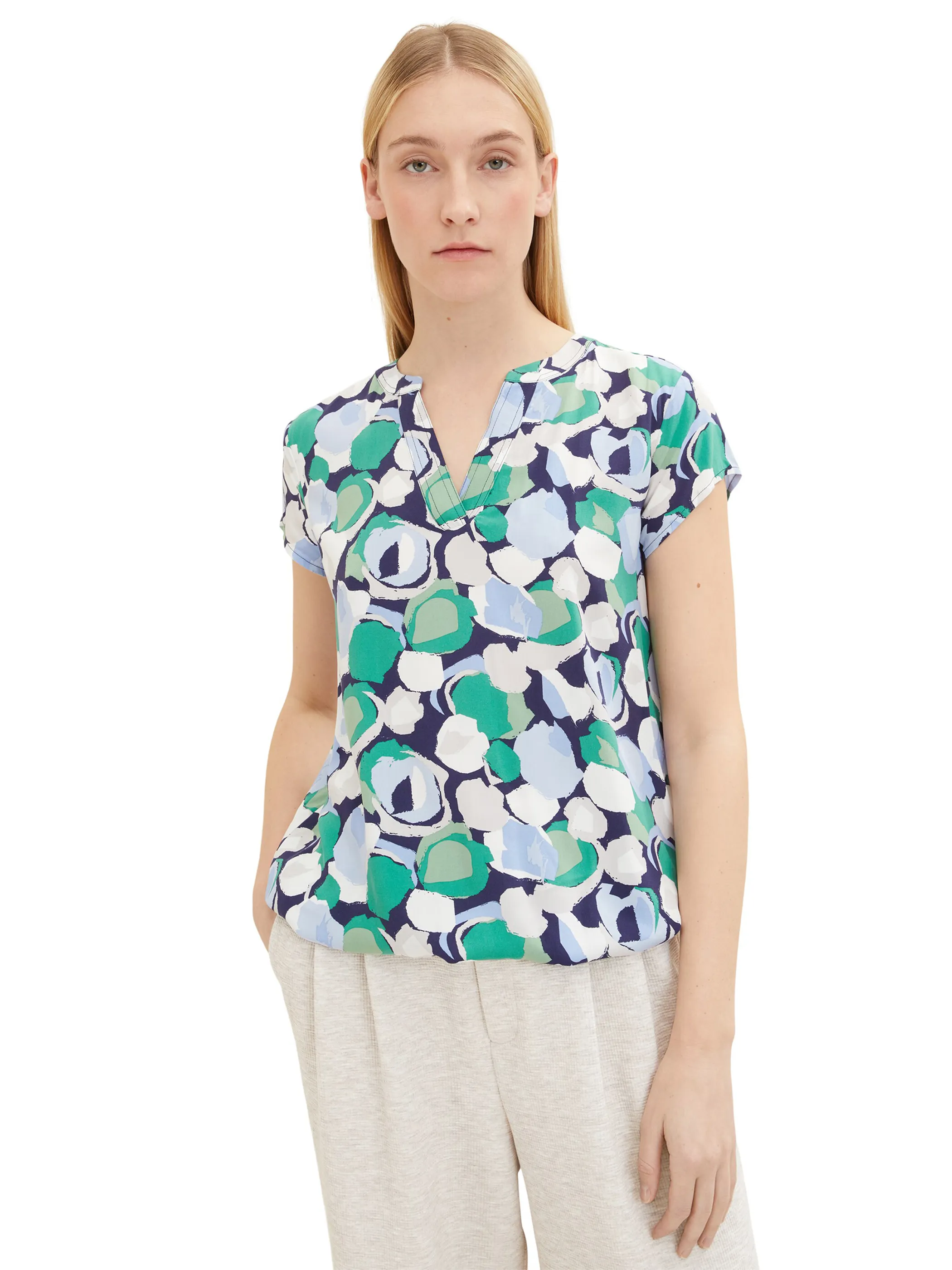 Tom Tailor 1035245 NOS blouse printed Grün 874837 31572 4