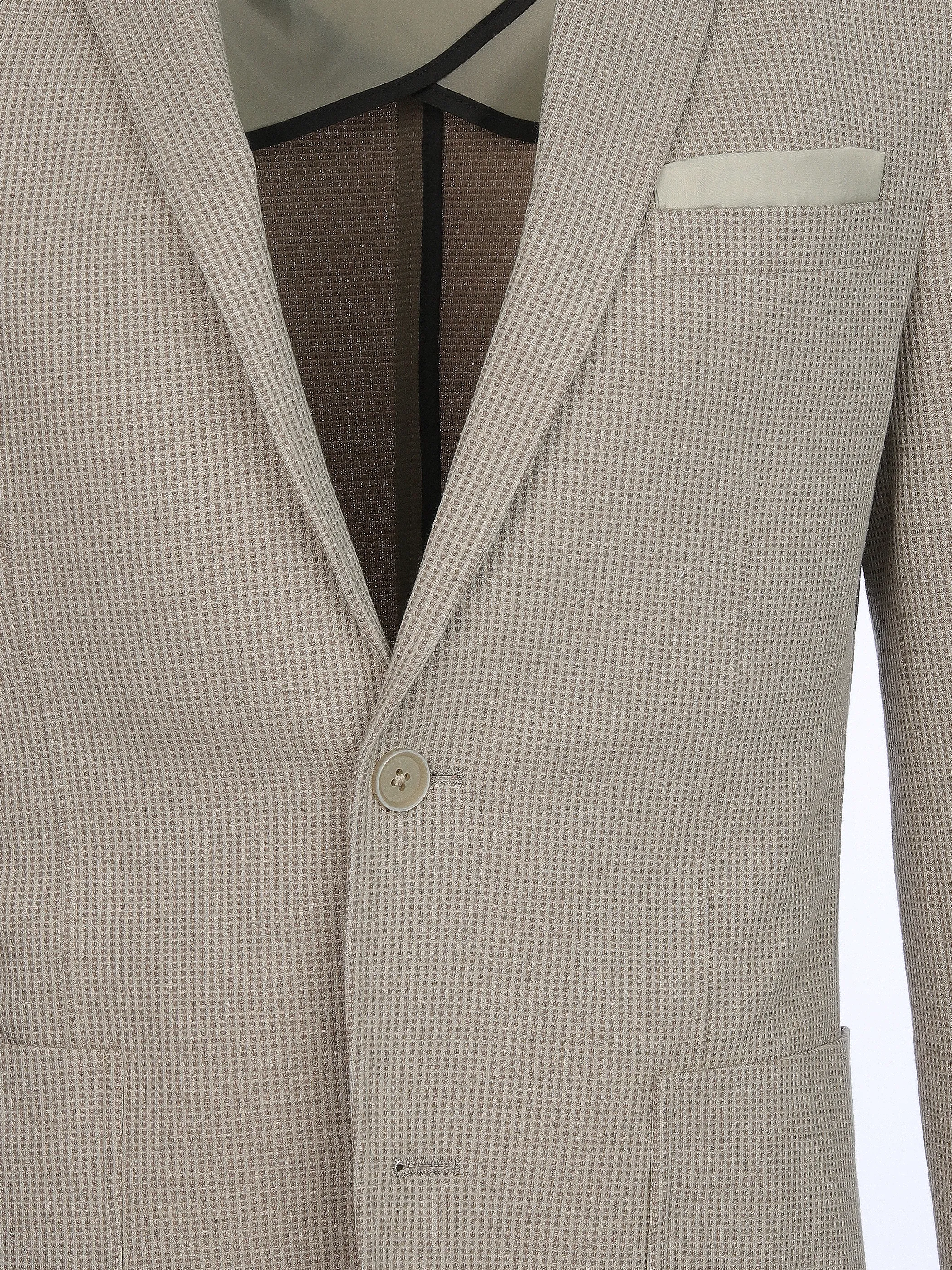 Jim Spencer He. Jerseysakko waffle Beige 878262 BEIGE 3