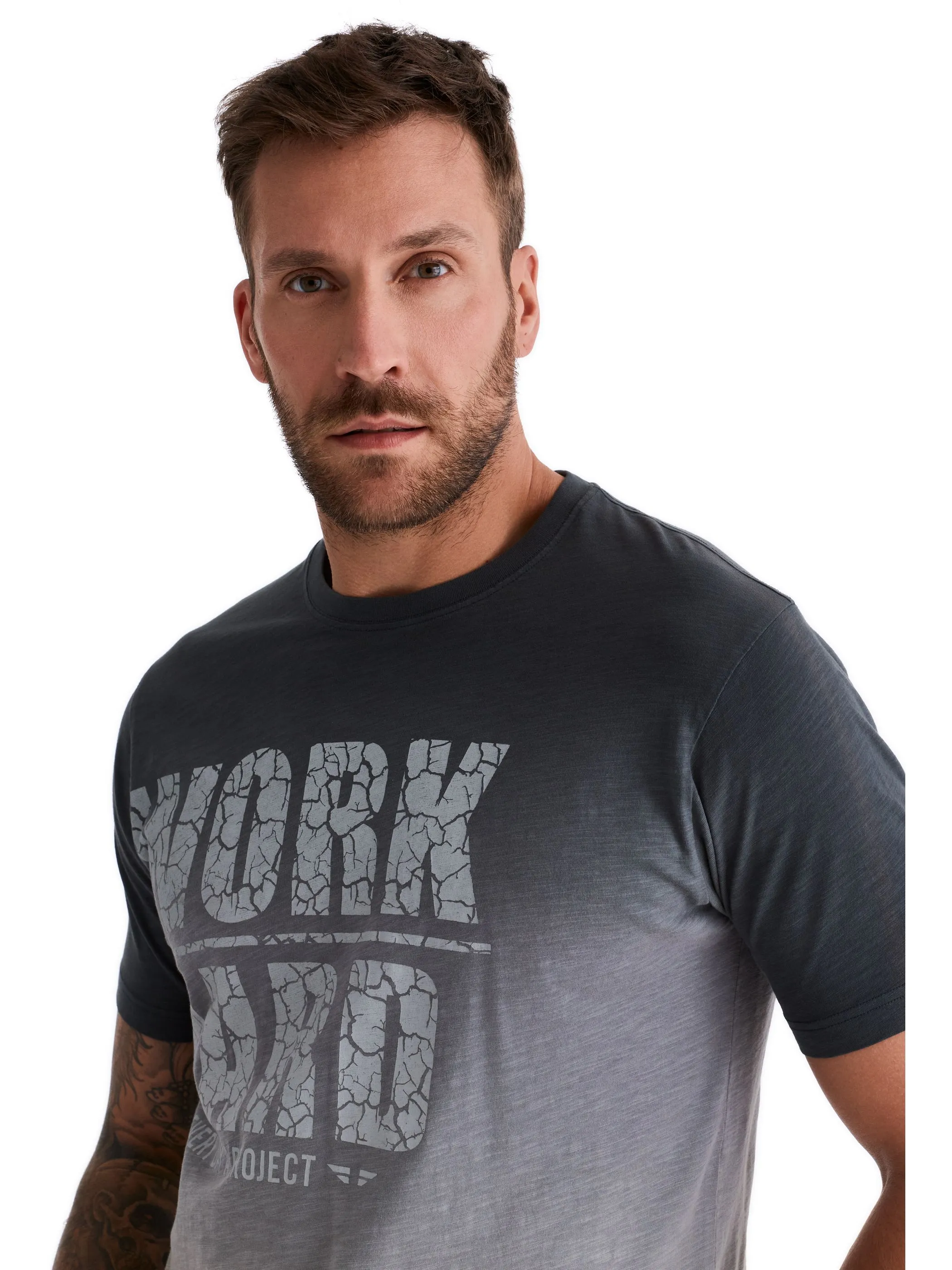 HERO by John Medoox 74306450006352 He. T-Shirts / Grau 929180 6352 3