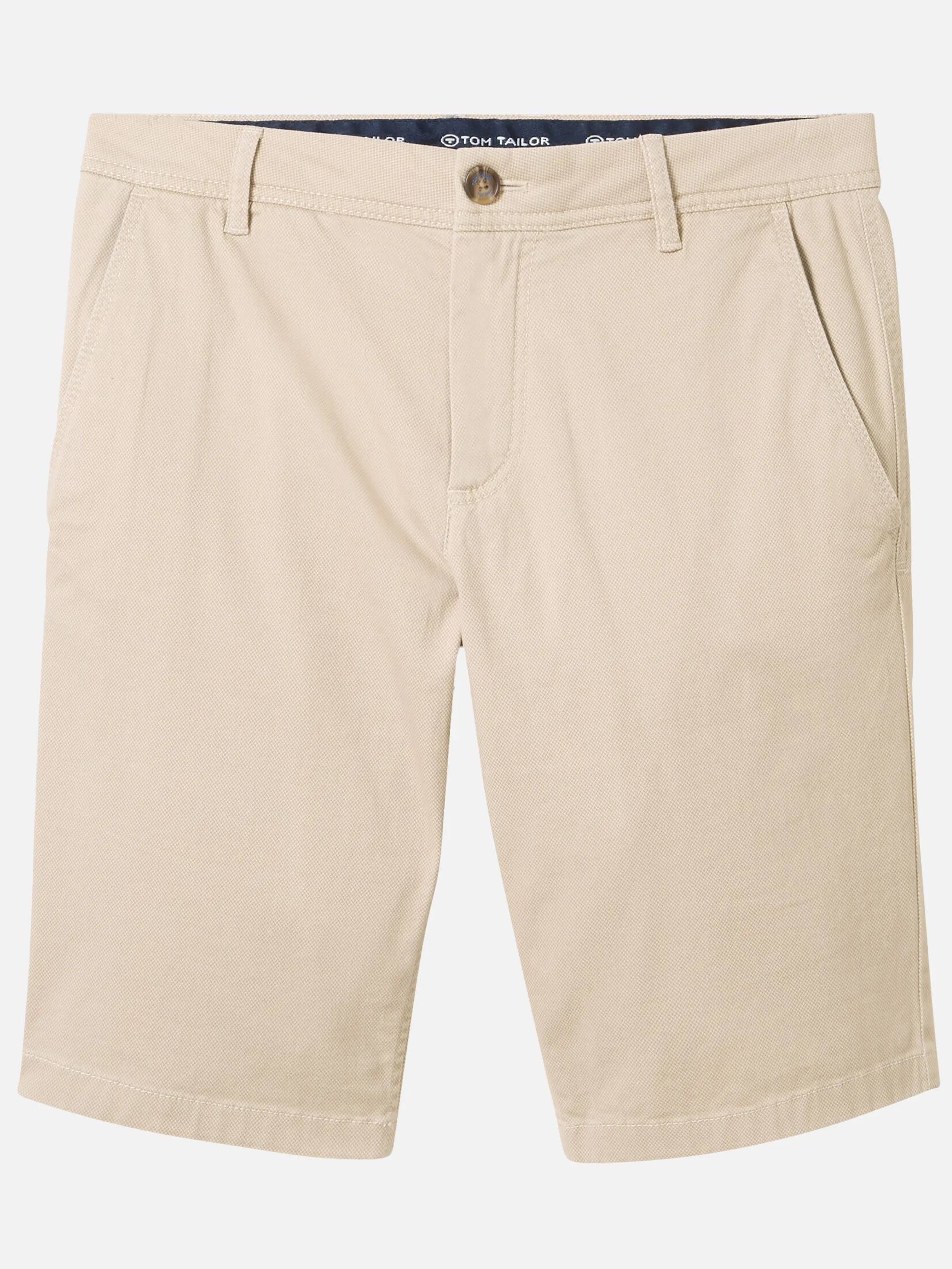Tom Tailor 1040223 NOS slim printed chino shorts Beige 890942 34671 1