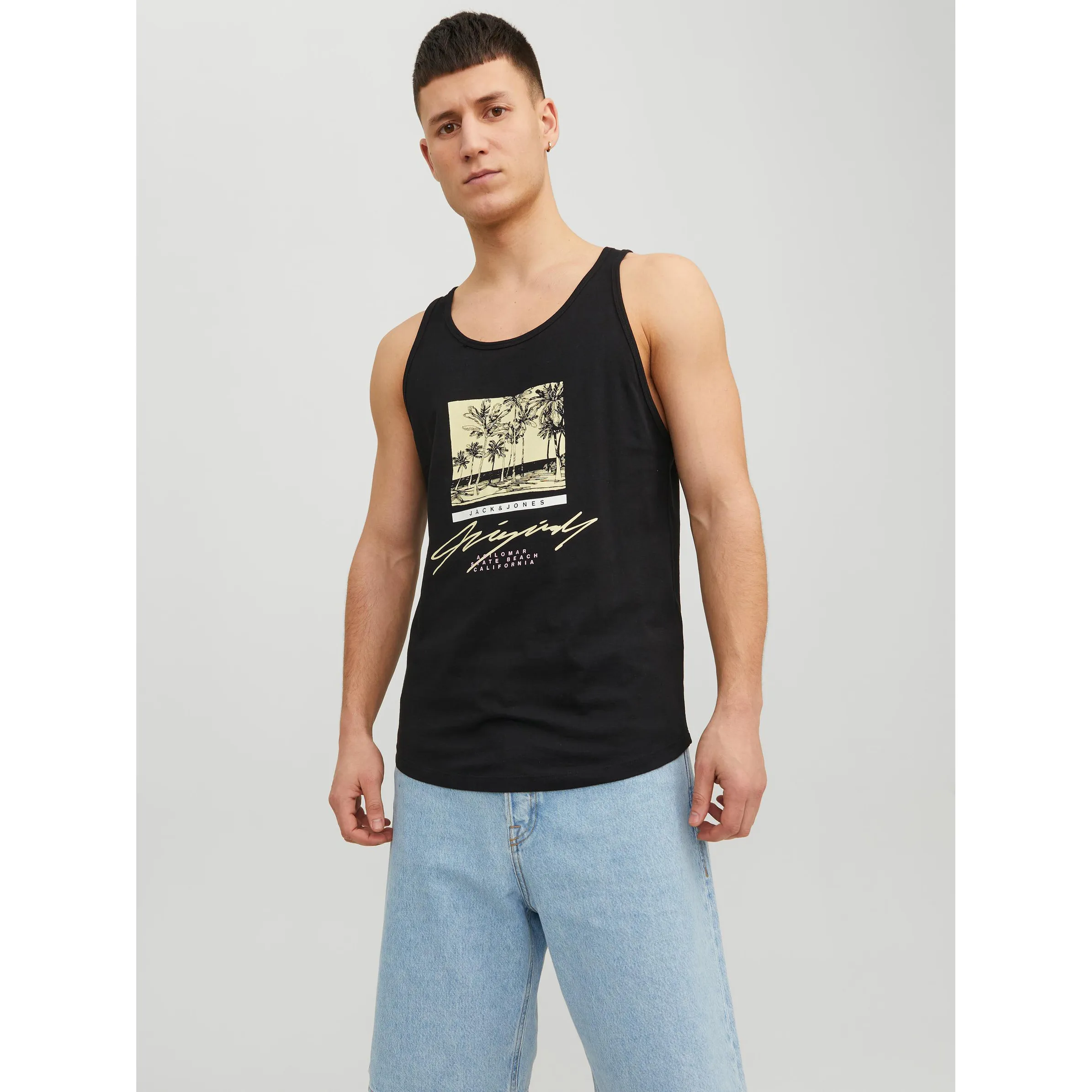 Jack Jones 12234227 JORTULUM SKETCH TANK Schwarz 877751 178012 3 Jack Jones 12234227 JORTULUM SKETCH TANK Schwarz 877751 178012 3