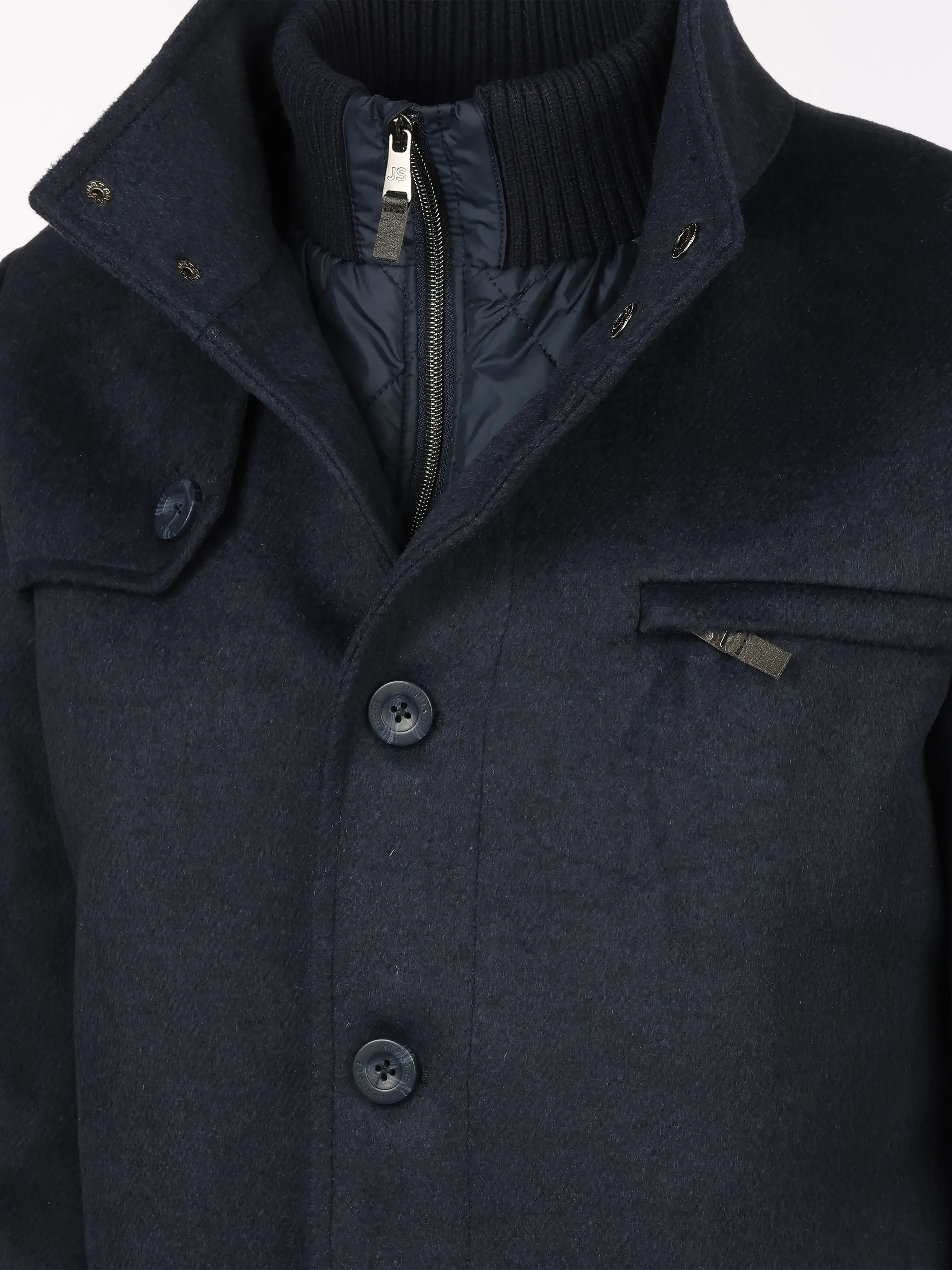 Jim Spencer He. Wollmantel 2in1 220803 Blau 871351 MARINE 4