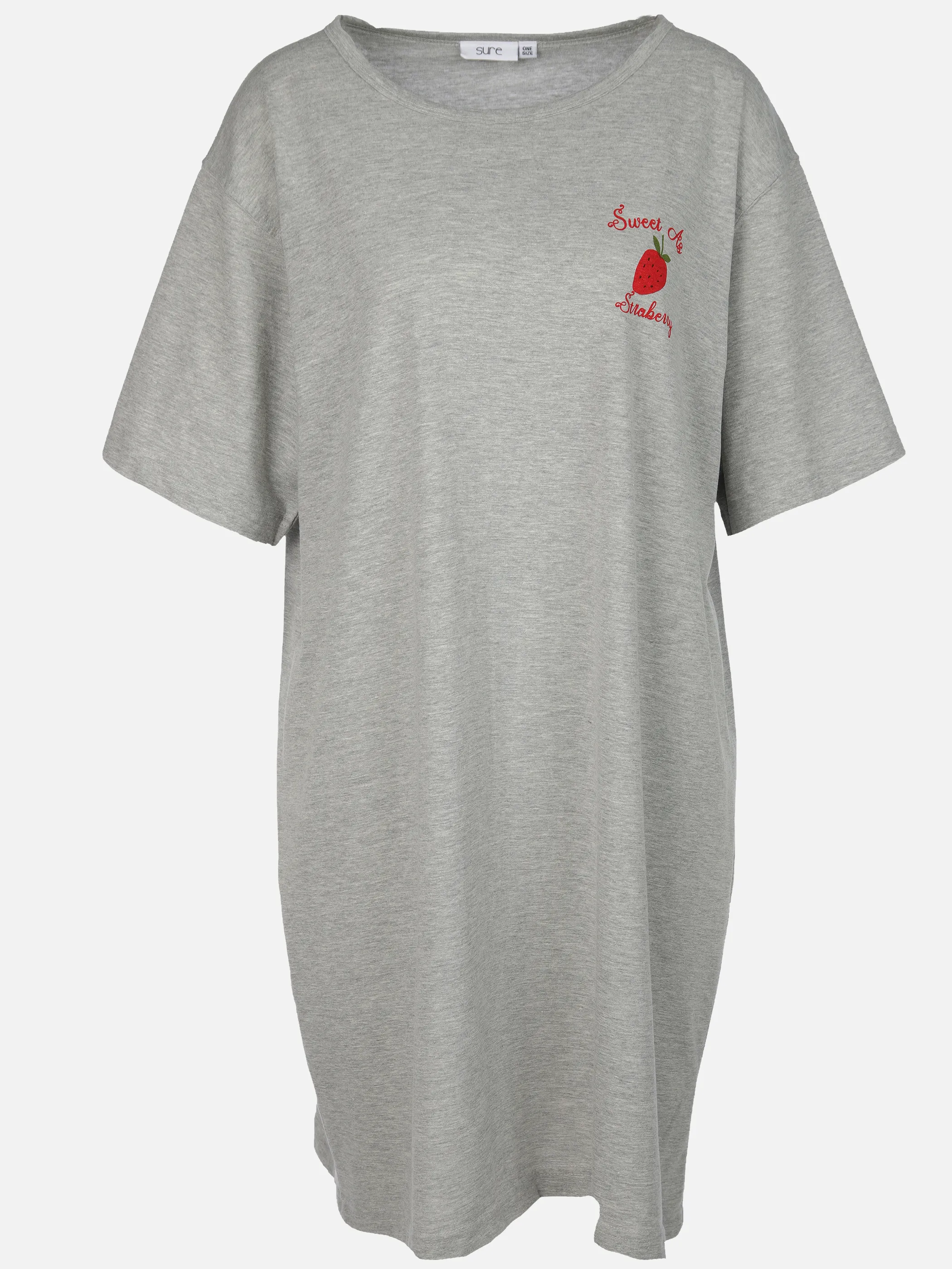 Sure Da. Oversize Nachthemd mit gro Grau 906566 GRAU 1 1 Sure Da. Oversize Nachthemd mit gro Grau 906566 GRAU 1 1