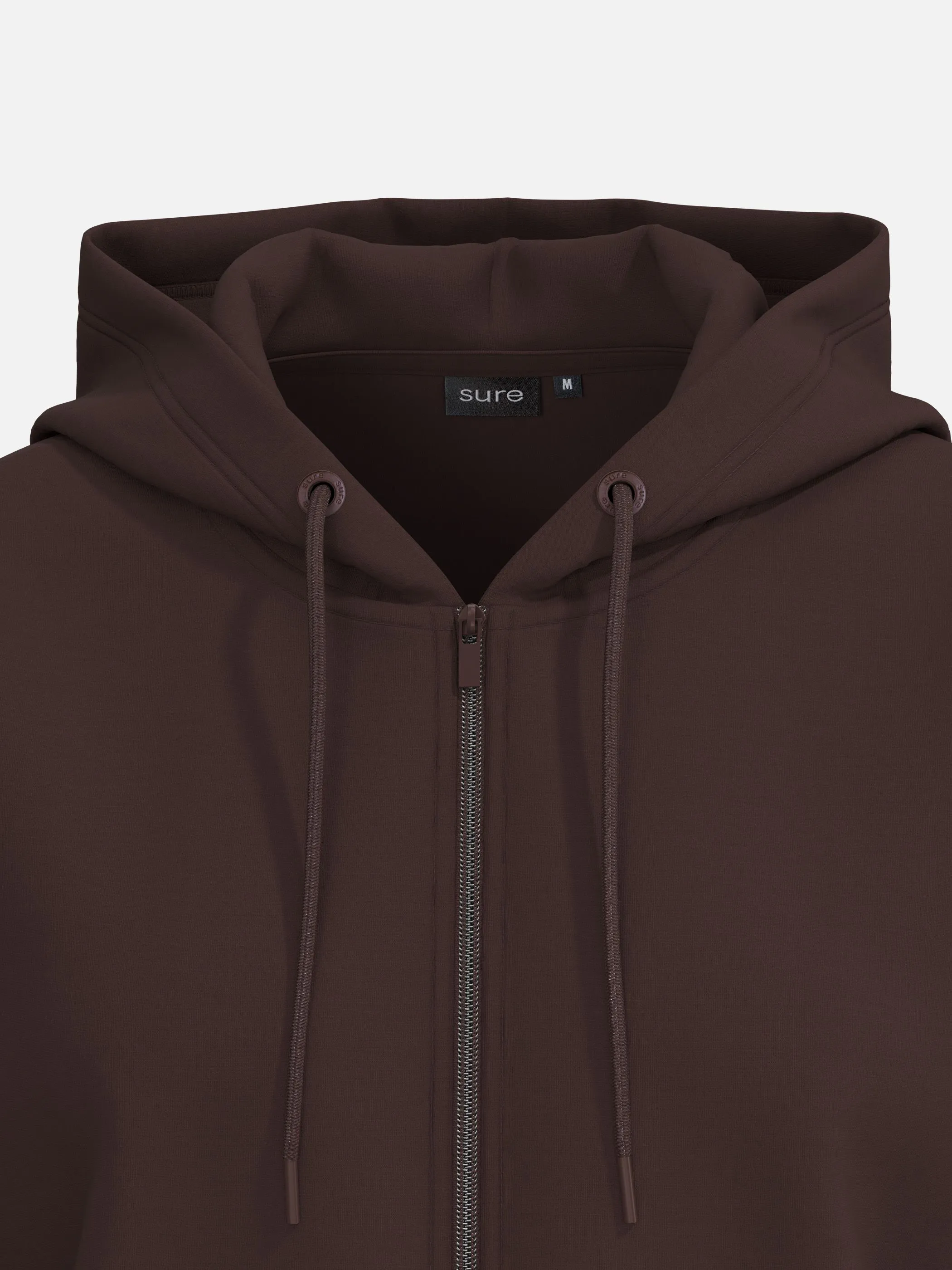 Sure Da-Zip-Hoddie Braun 930034 JAVA 3