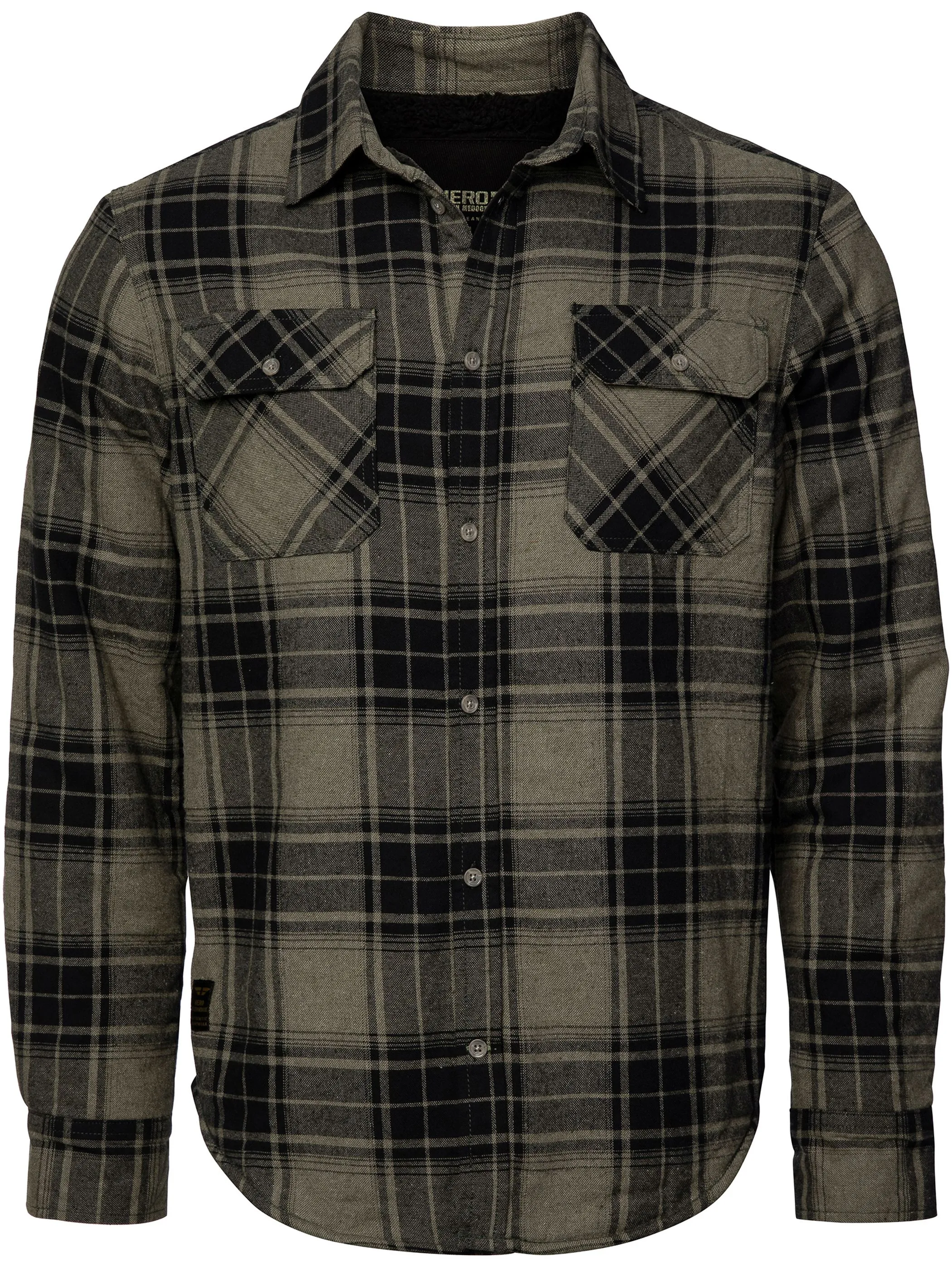 HERO by John Medoox 73130130009766 He. Bluse/Hemd, Oliv 919954 9766 1