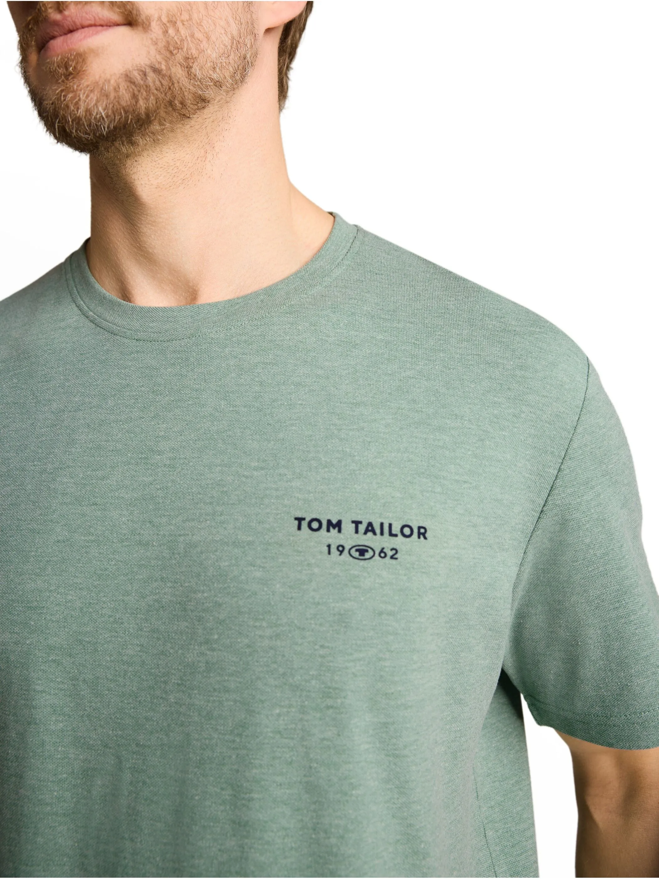 Tom Tailor 1052170 pique t-shirt Grün 926461 15593 3