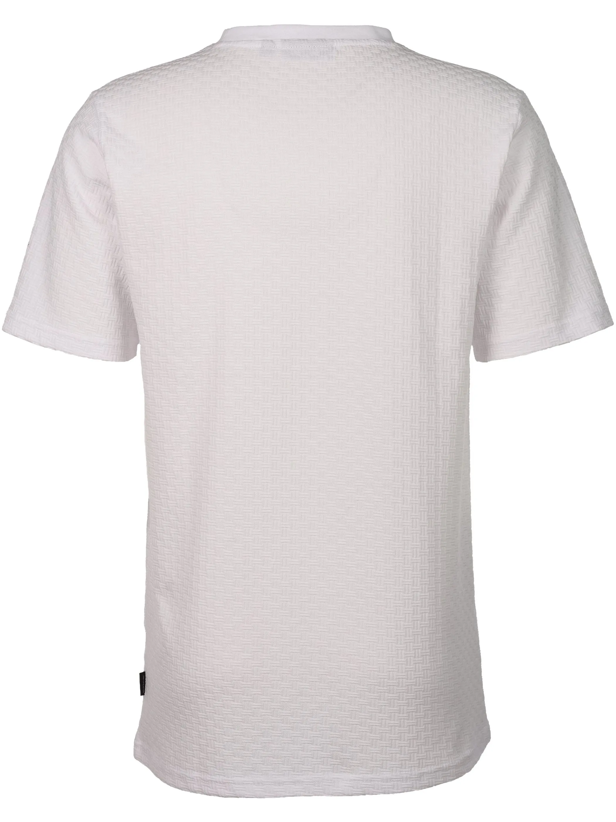 Jim Spencer He. T-Shirt 1/2 Arm Struktur Weiß 922829 WHITE 2