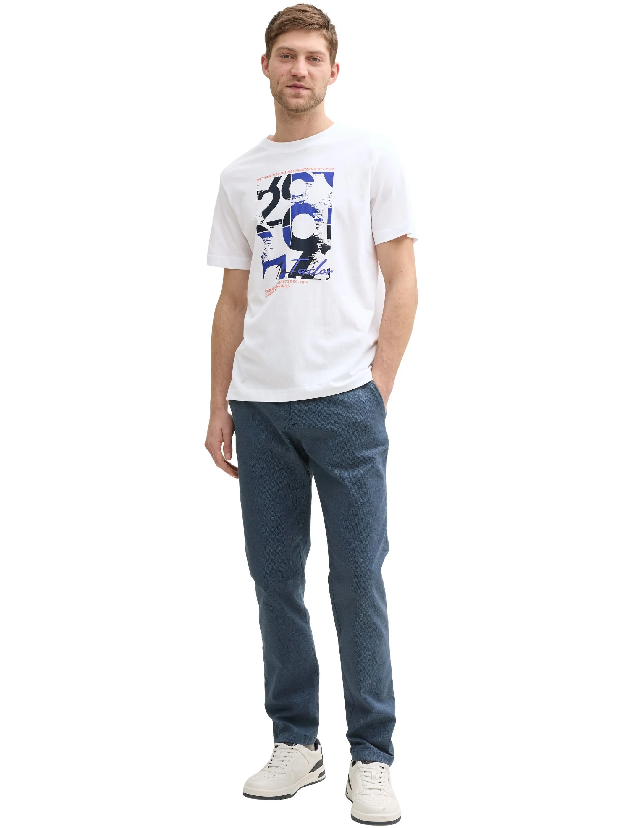 Tom Tailor 1046714 printed t-shirt Weiß 910665 20000 2